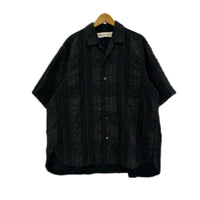 半袖シャツ POLYPLOID OPEN COLLAR SHIRT 3 黒 3 ブラック