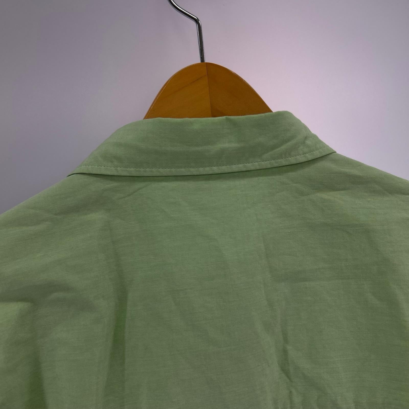 長袖シャツ refomed WRIST PATCH WIDE SHIRT 3 ミント 3
