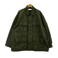 ジャケット Graphpaper 22AW Suvin Herringbone Military Jacket 1 オリーブ 1