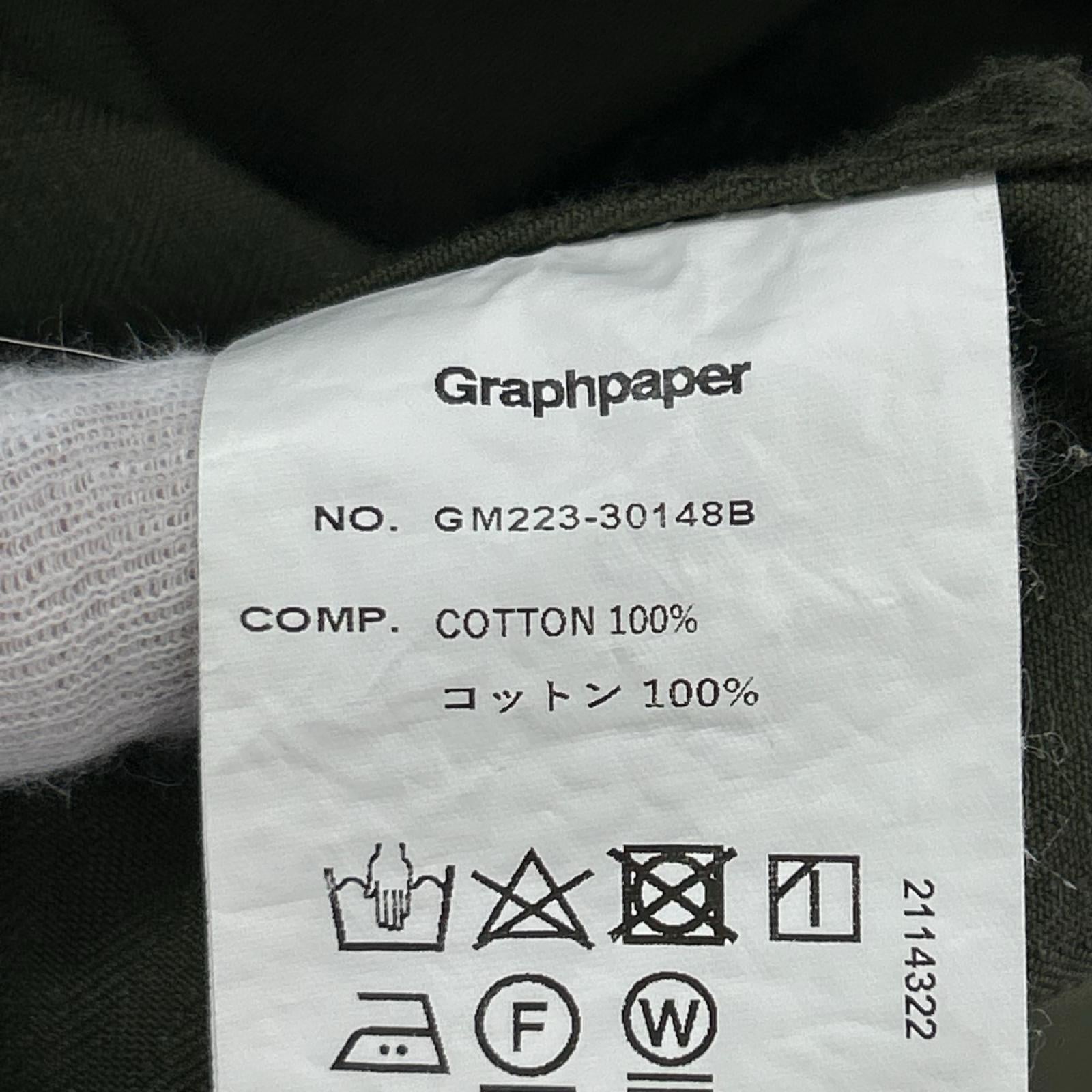 ジャケット Graphpaper 22AW Suvin Herringbone Military Jacket 1 オリーブ 1
