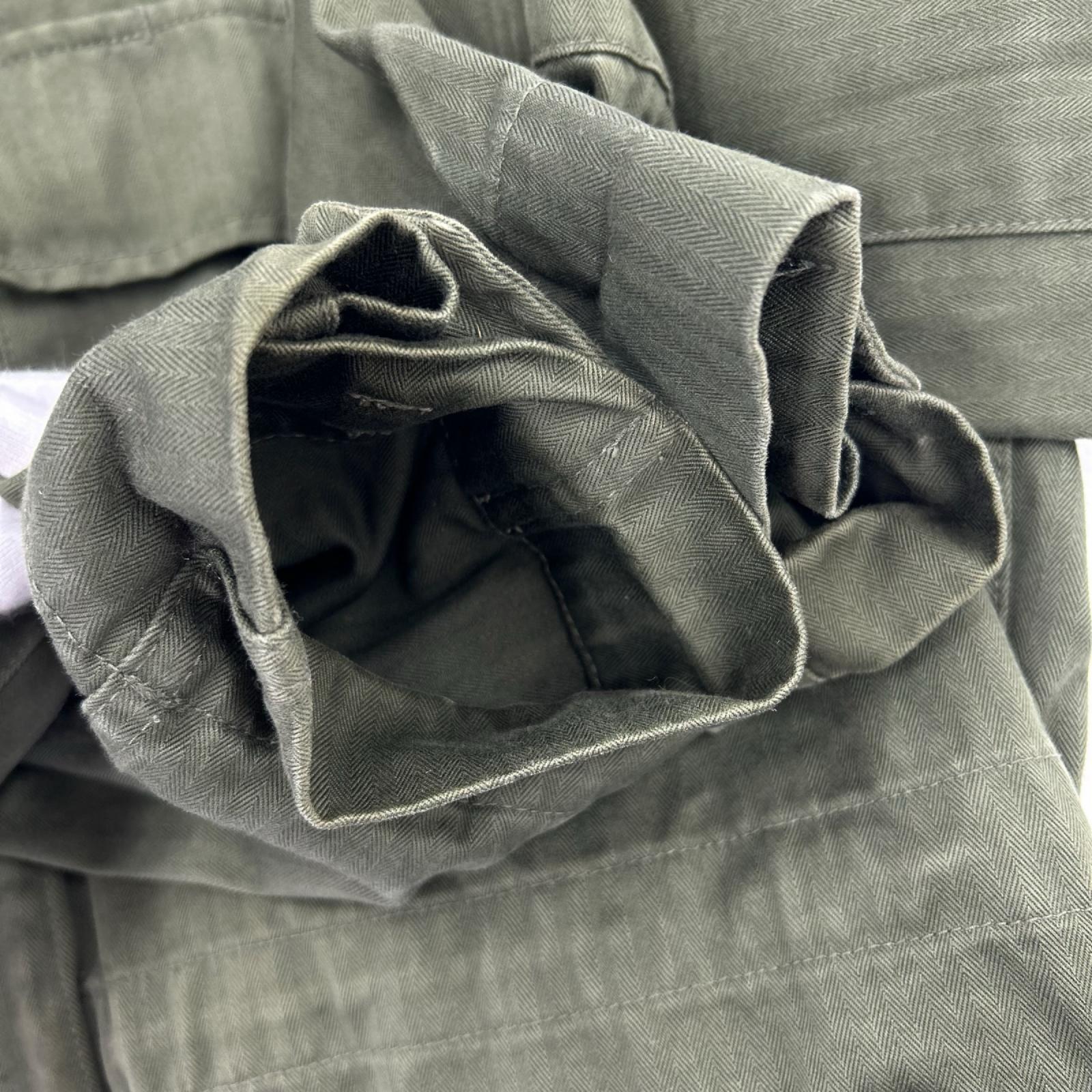 ジャケット Graphpaper 22AW Suvin Herringbone Military Jacket 1 オリーブ 1