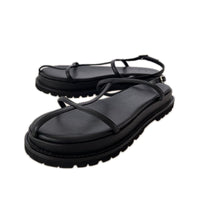 シューズ HEWN t-strap sandal 38 ブラック