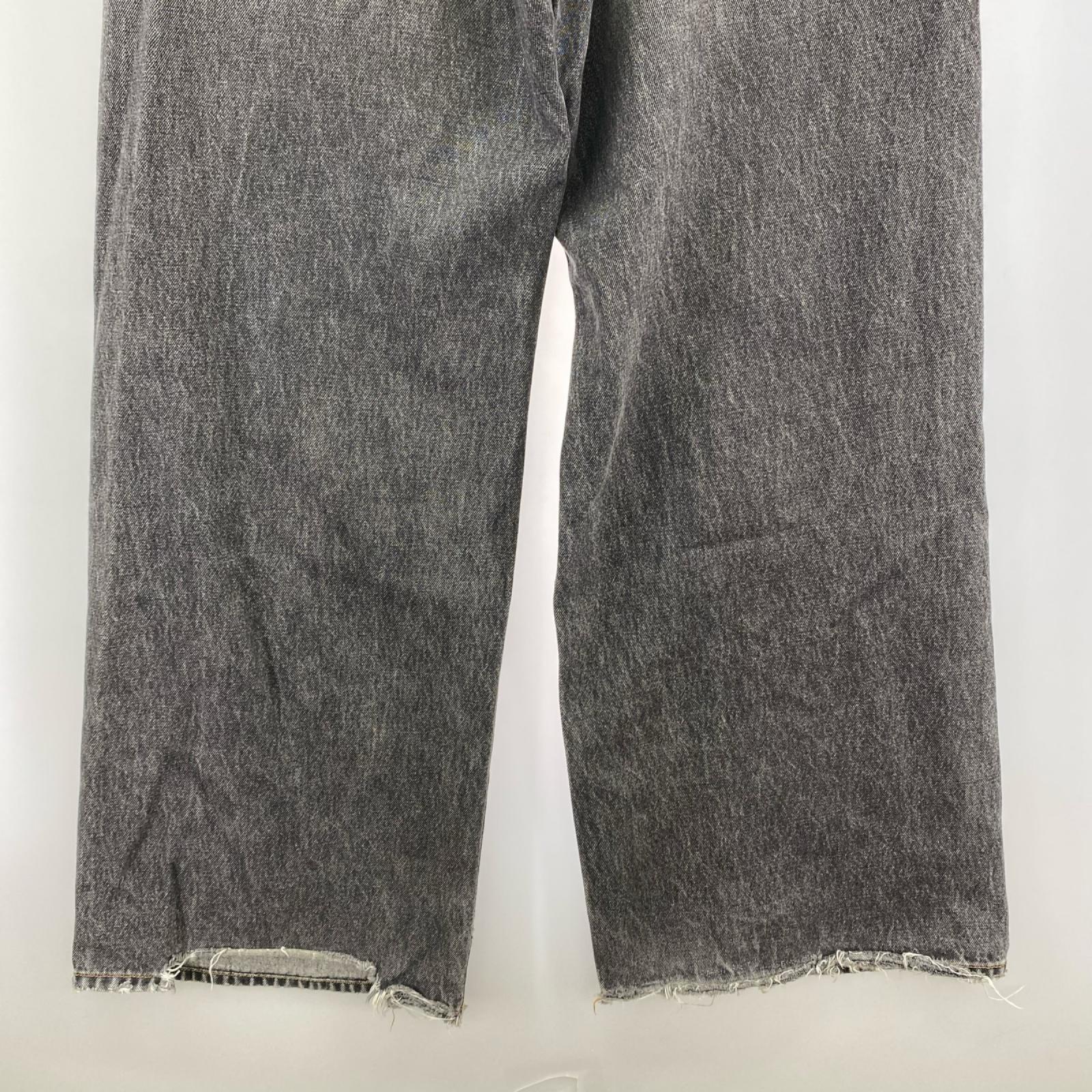 デニムパンツ DIESEL ﾀﾞﾒｰｼﾞﾜｲﾄﾞﾊﾟﾝﾂ 32 ブラック