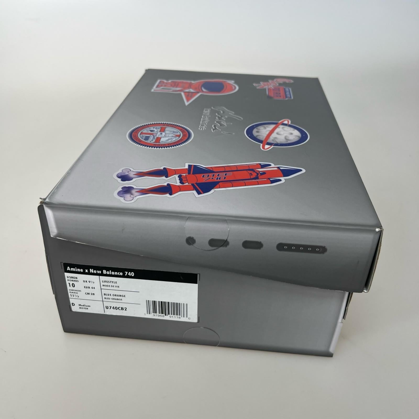 スニーカー NEW BALANCE AMINE U740CB2 28.0 青 28cm (US10 UK9 1/2 EU46) ブルー