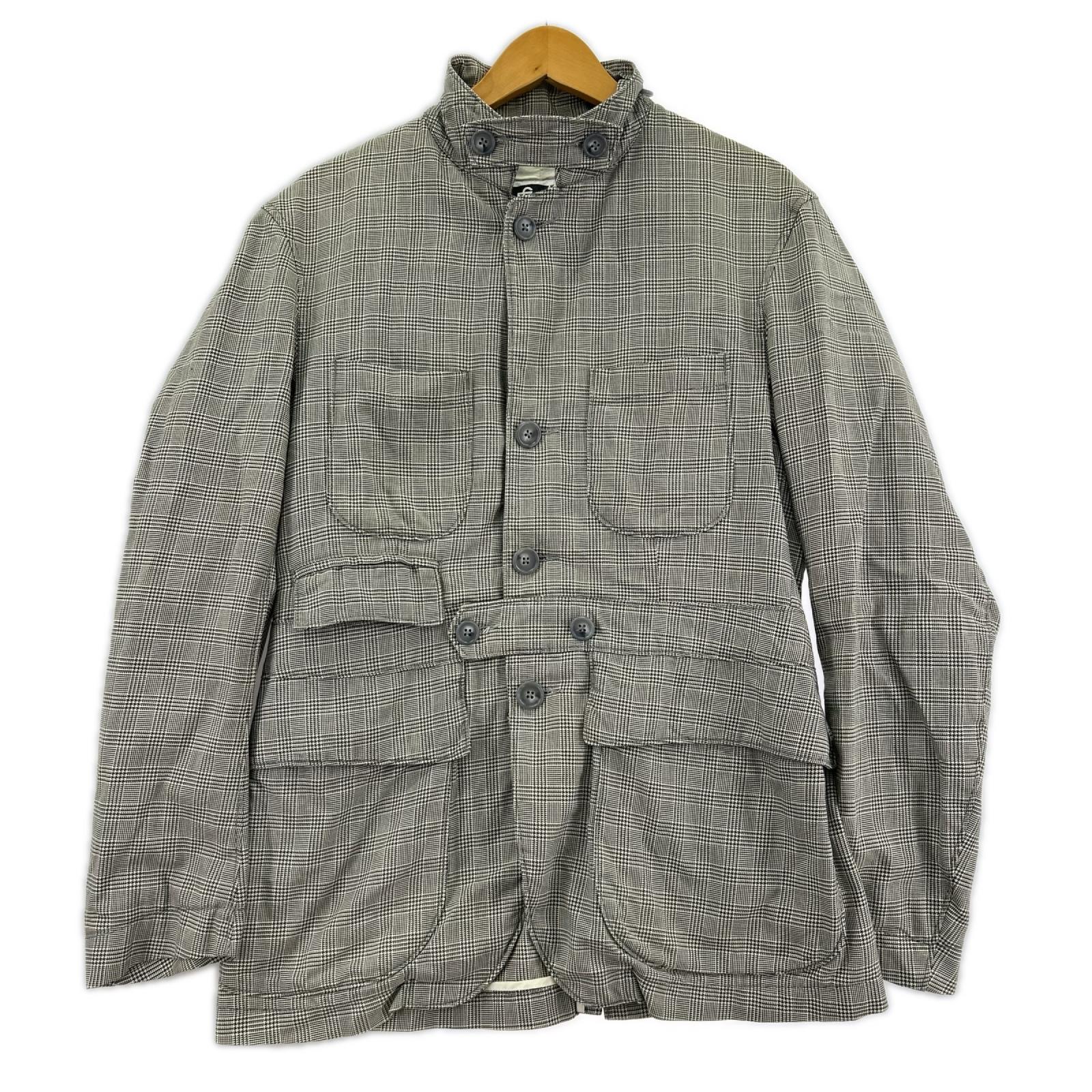 ジャケット グレンチェック　ノーフォーク ジャケット　XS グレー