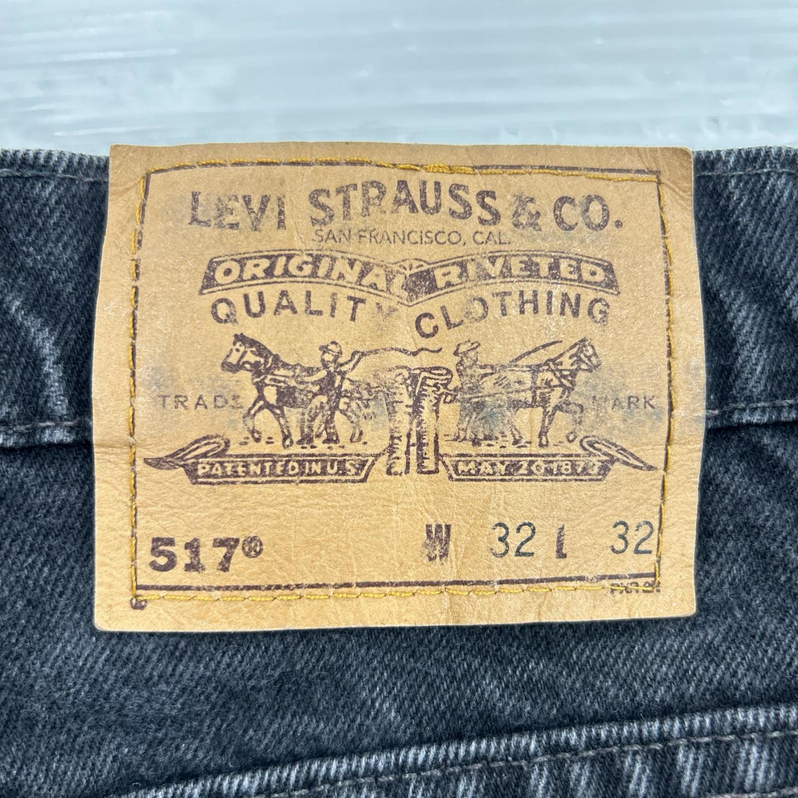 デニムパンツ 90s USA製 オレンジタブ40517-4159　（32） 32 ブラック