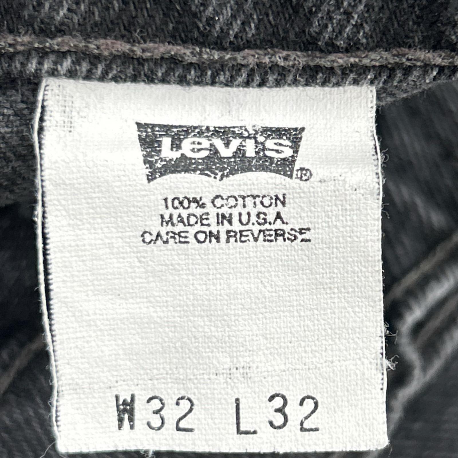 デニムパンツ 90s USA製 オレンジタブ40517-4159　（32） 32 ブラック