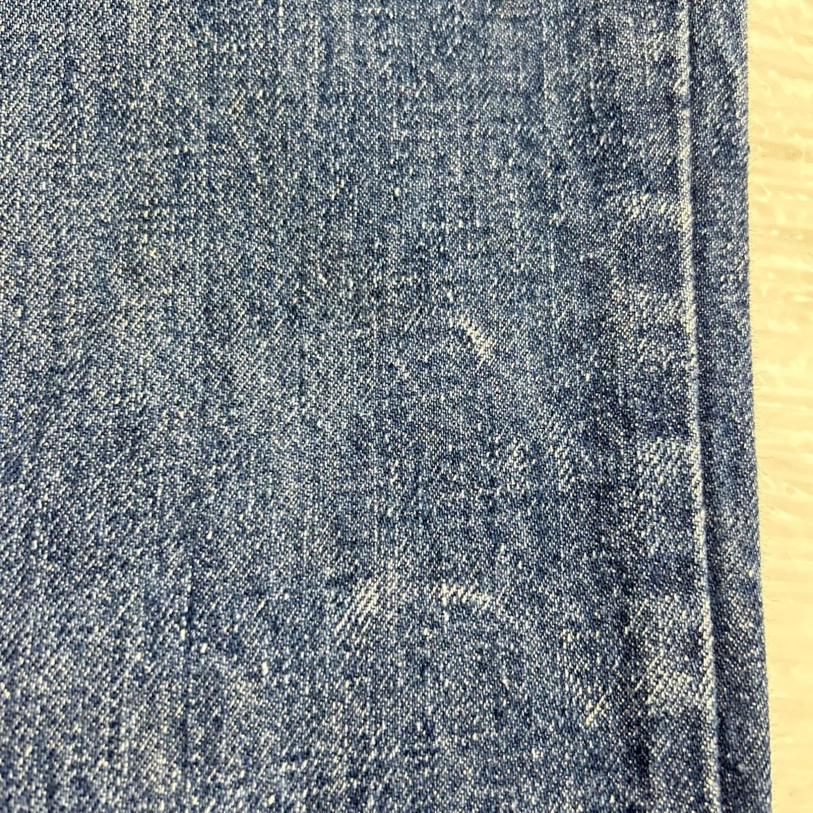 デニムパンツ 70s USA製 517-0217 (33) TALON トップボタン裏16　内タグ欠損 33 ブルー