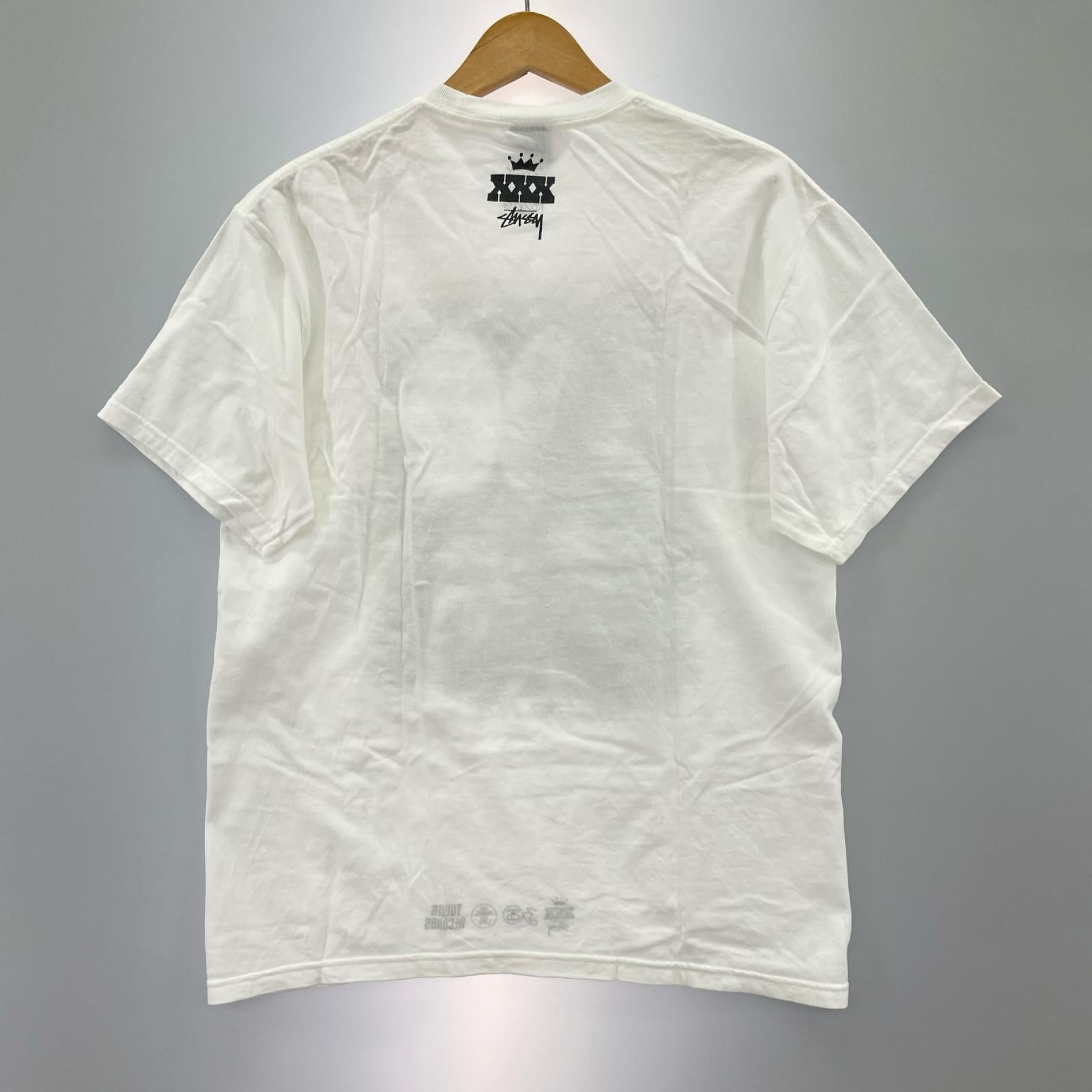 半袖Ｔシャツ STUSSY×ﾀﾜﾚｺ/白 M ホワイト