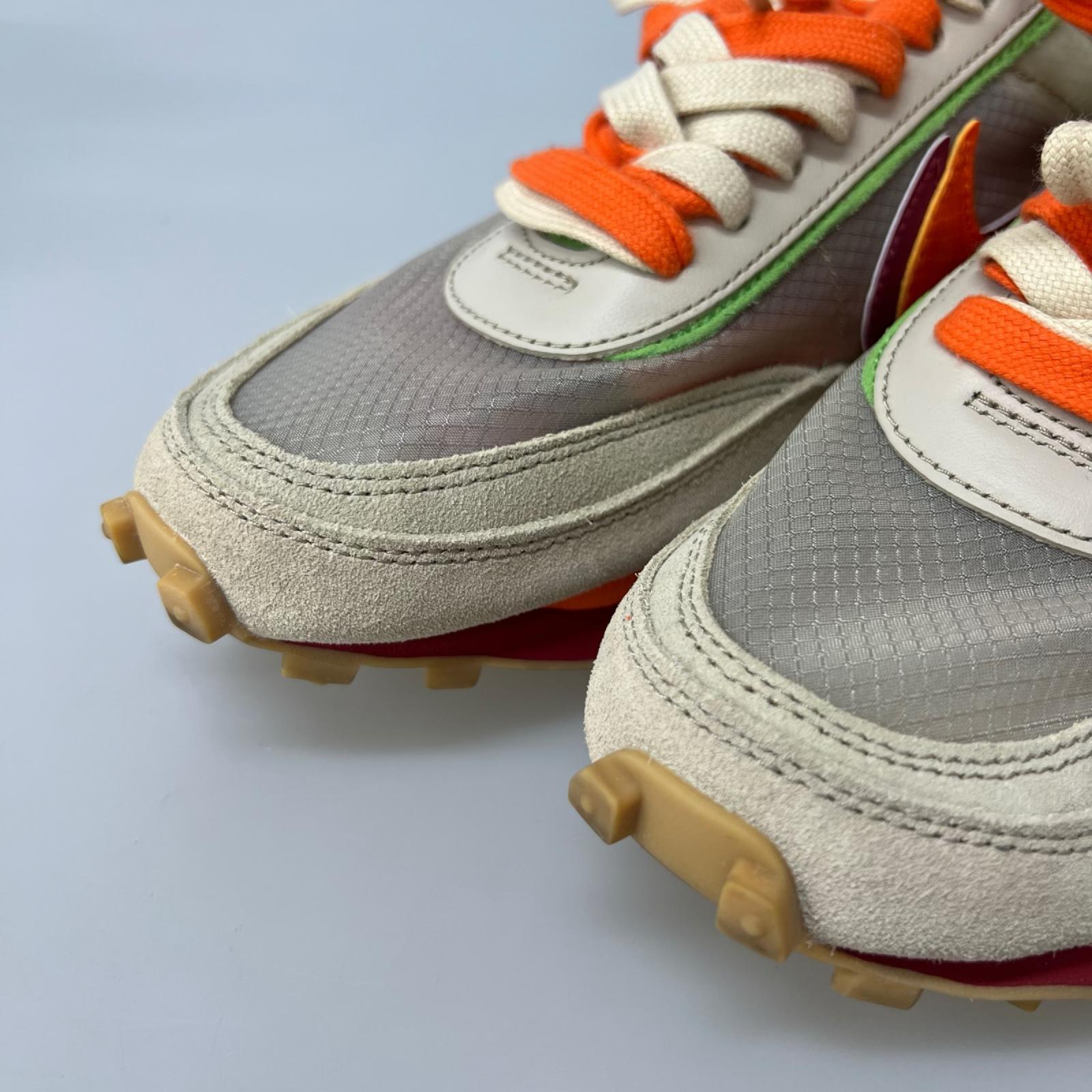 スニーカー ×CLOT×Sacai LD Waffle Orange Blaze 26cm 26cm (US8 UK7 1/2 EU42)