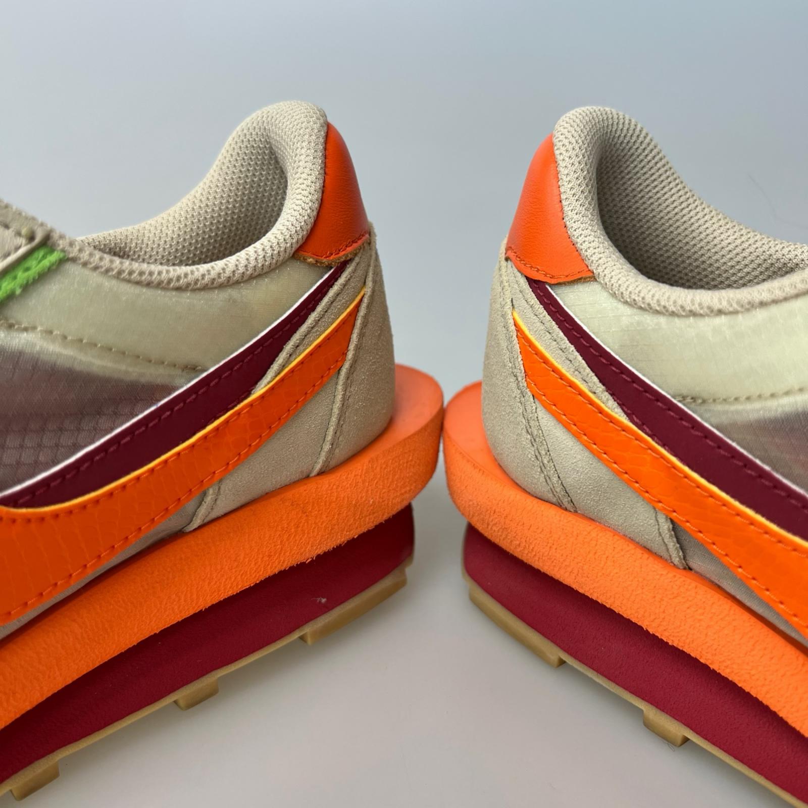 スニーカー ×CLOT×Sacai LD Waffle Orange Blaze 26cm 26cm (US8 UK7 1/2 EU42)