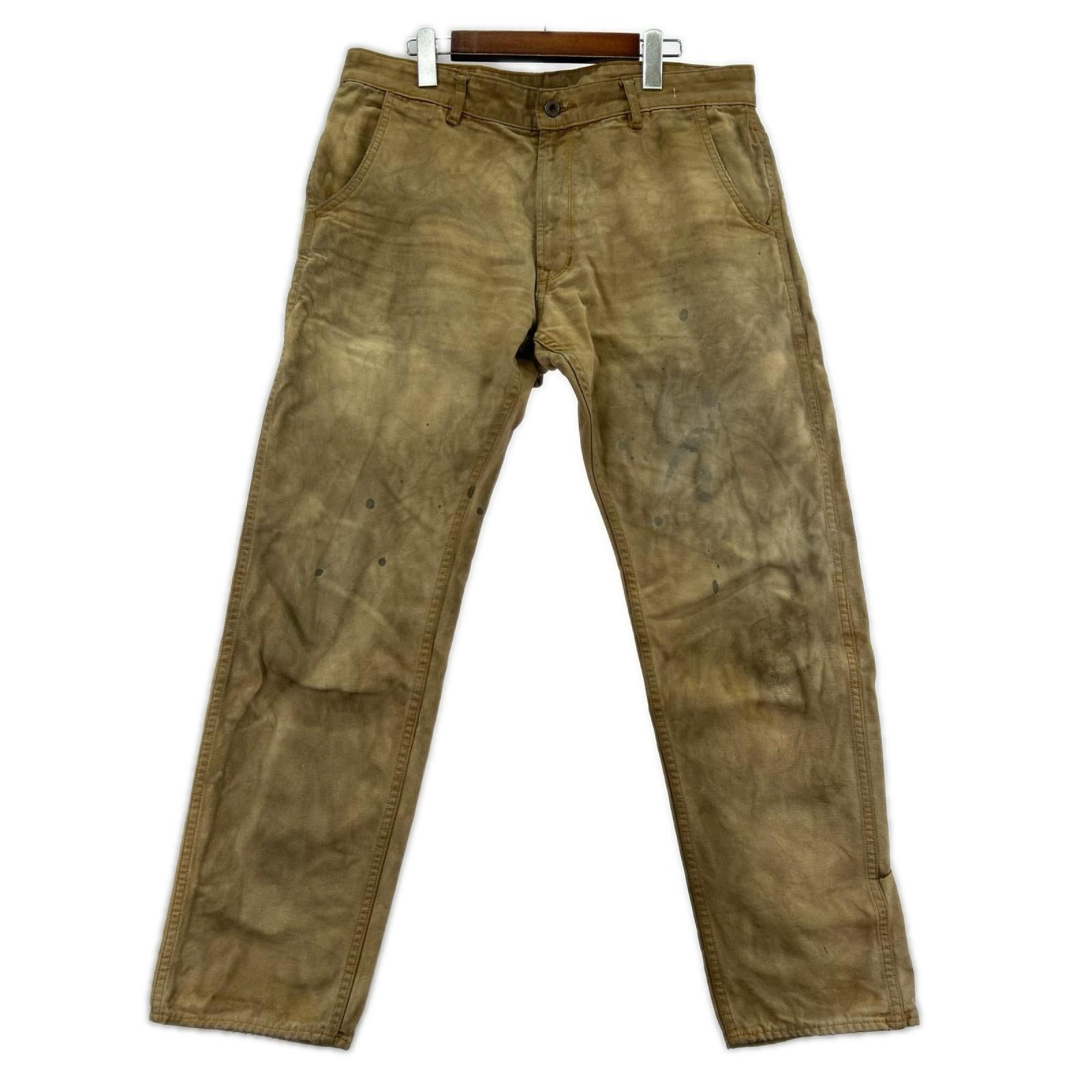 パンツ RAILCAR FINEGOODS ダックパンツ　ｗ35 36 ブラウン