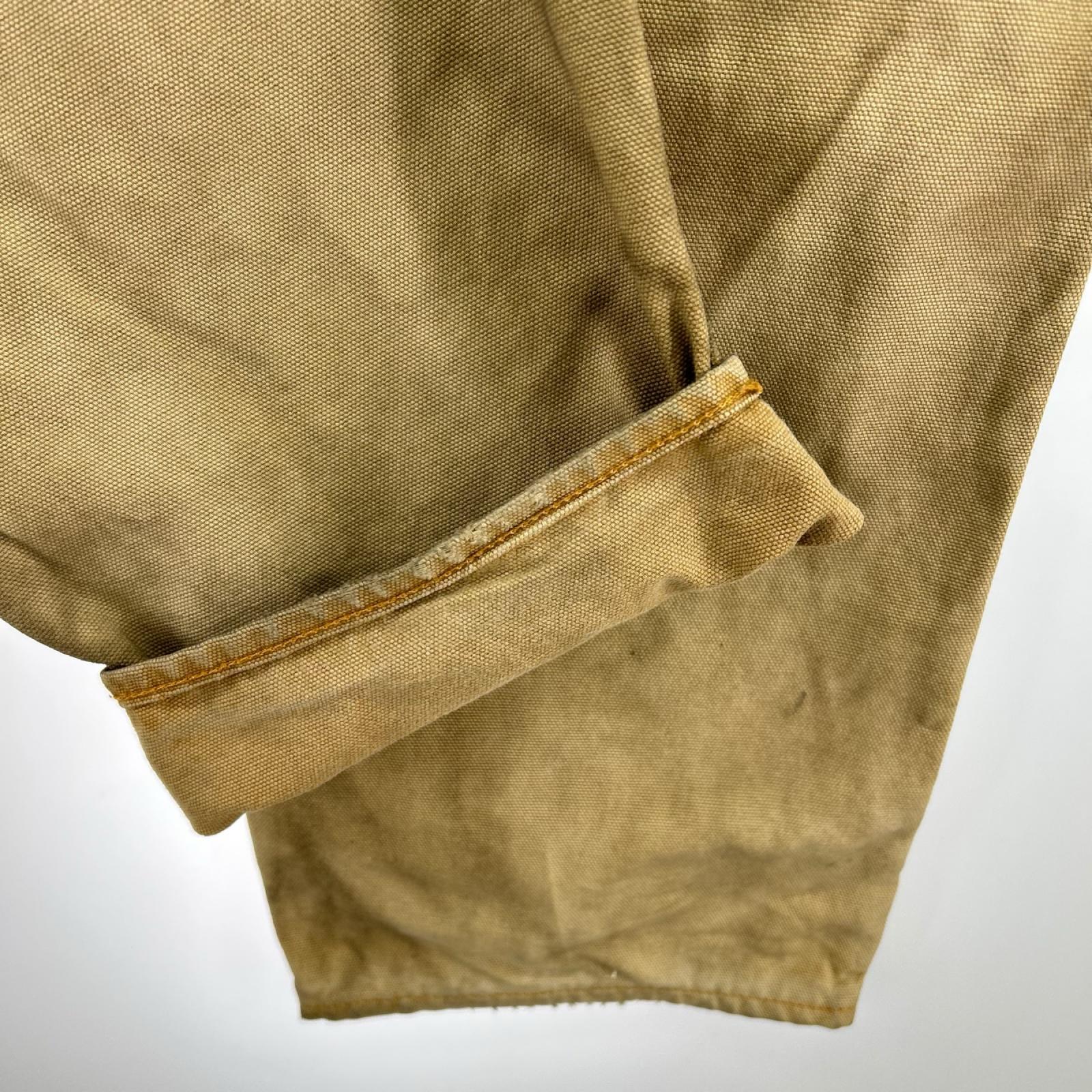 パンツ RAILCAR FINEGOODS ダックパンツ　ｗ35 36 ブラウン
