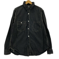 長袖シャツ THE IRONALL FACTORIES CO.　ウォバッシュシャツ　(17) ブラック