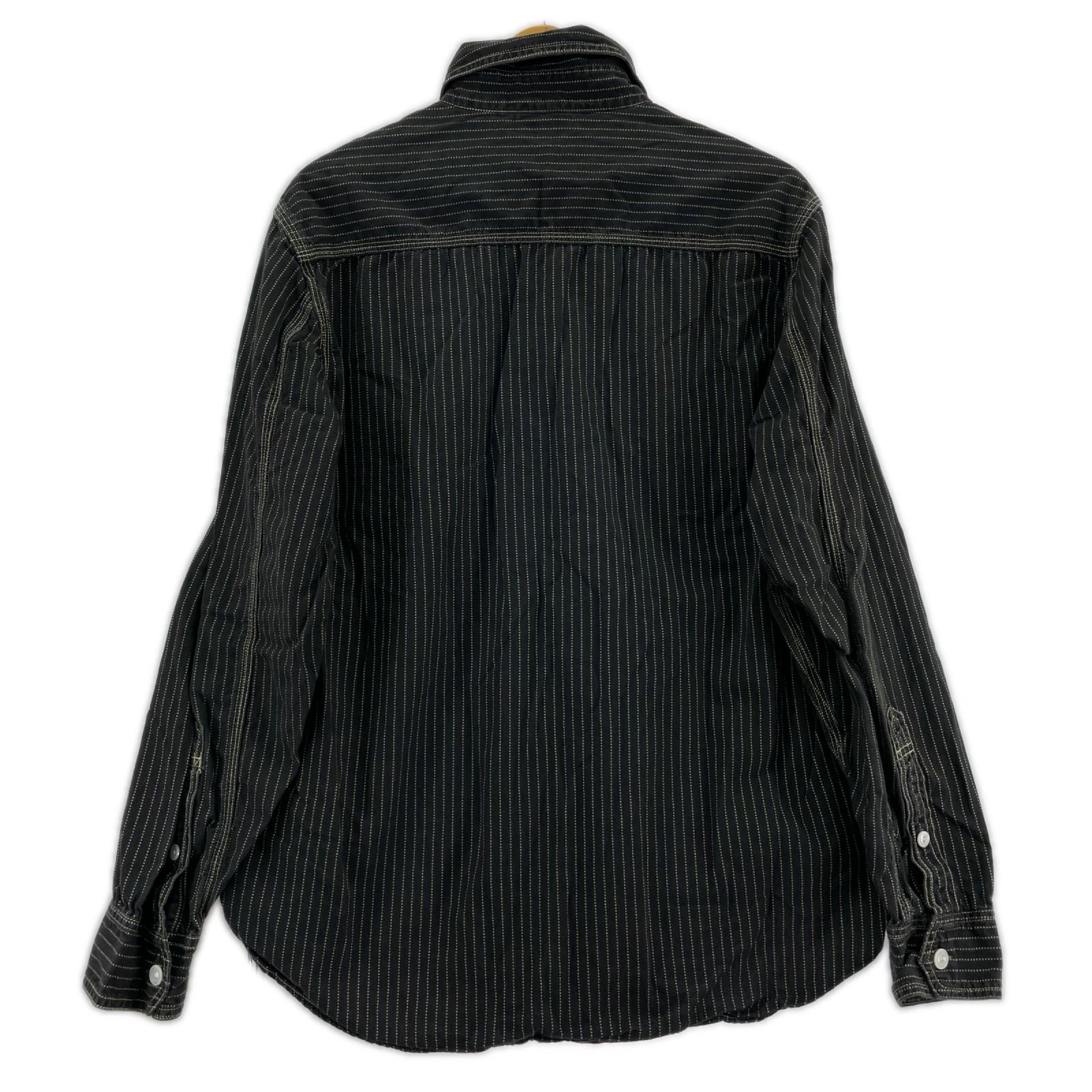 長袖シャツ THE IRONALL FACTORIES CO.　ウォバッシュシャツ　(17) ブラック