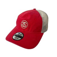 キャップ ×stussy 9TWENTY ﾒｯｼｭｷｬｯﾌﾟ 赤 レッド