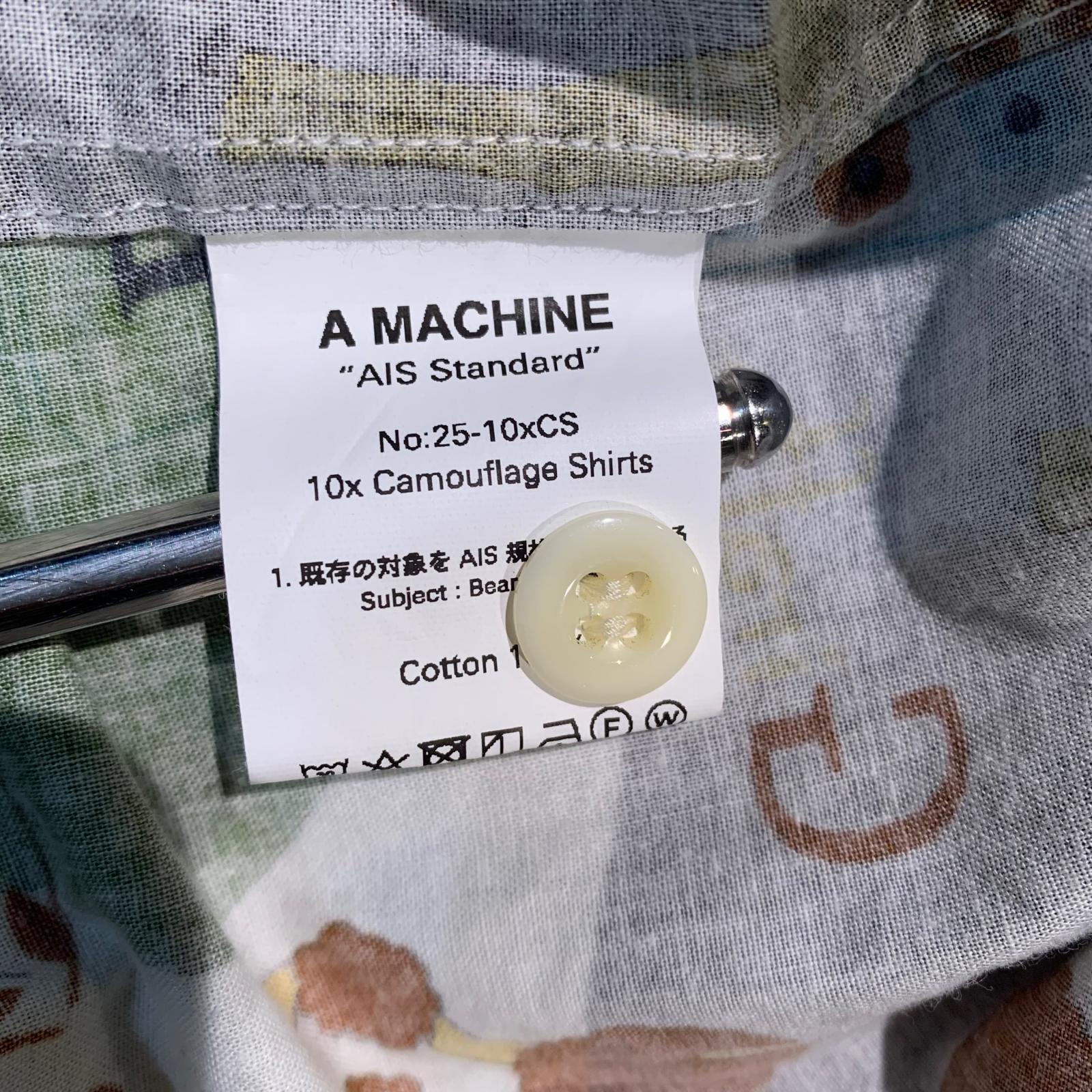 長袖シャツ A.MACHINE 25SS 10x Camouflae Shirts
