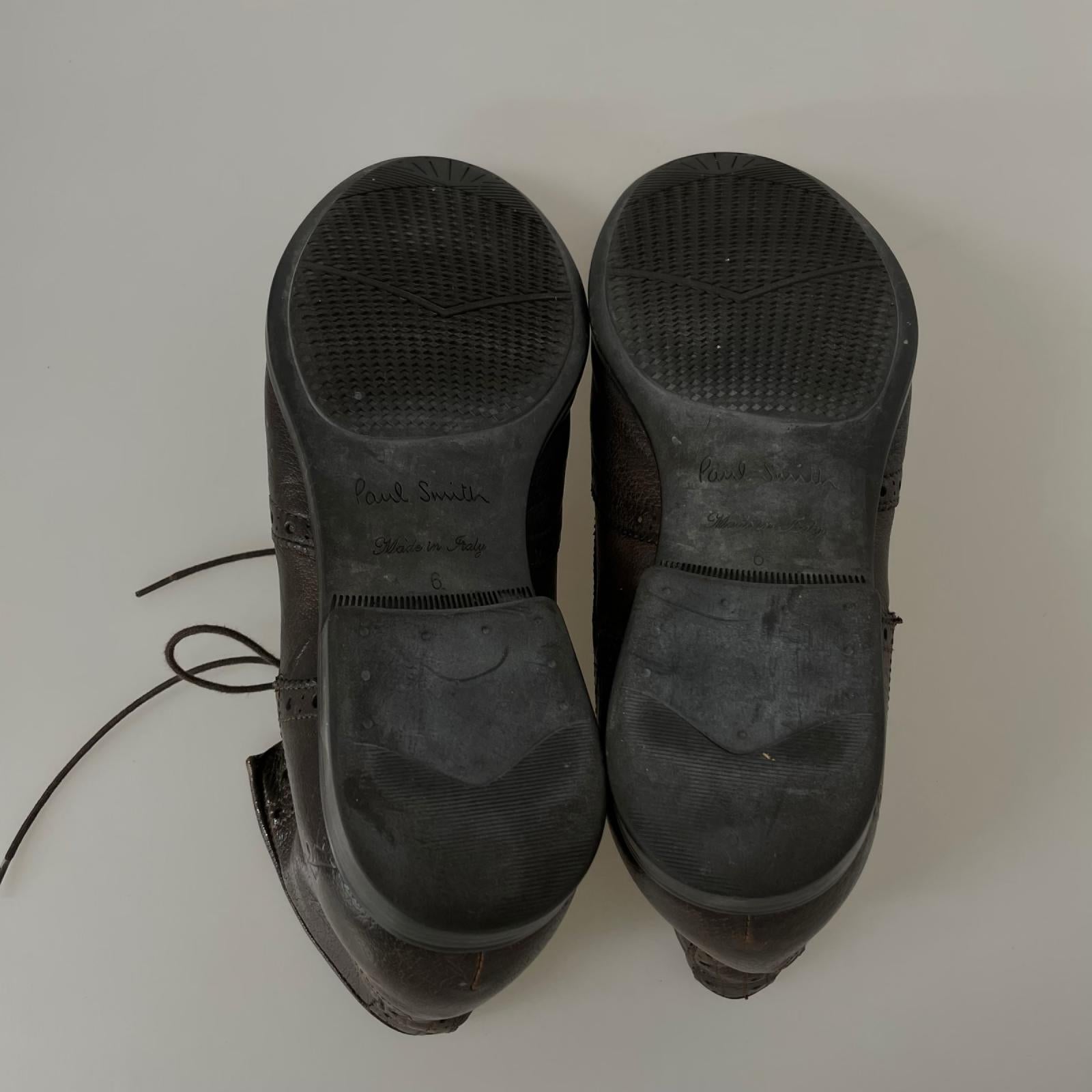 ブーツ dip dyed footwear/6 ブラウン