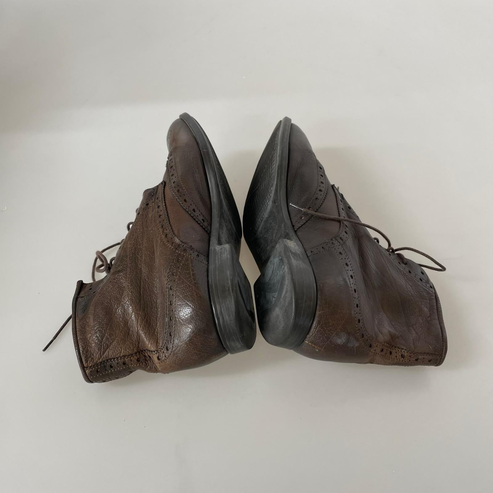 ブーツ dip dyed footwear/6 ブラウン