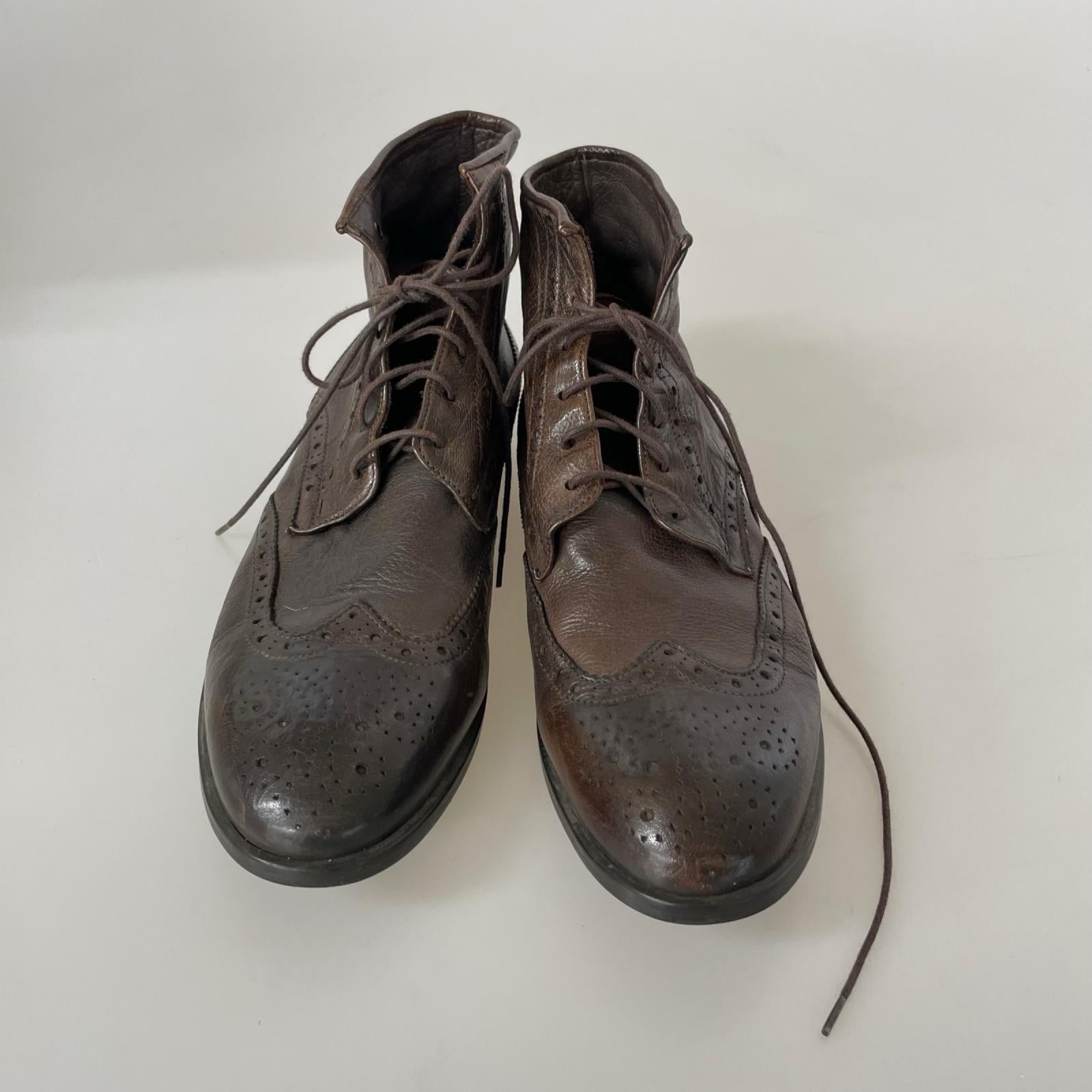 ブーツ dip dyed footwear/6 ブラウン
