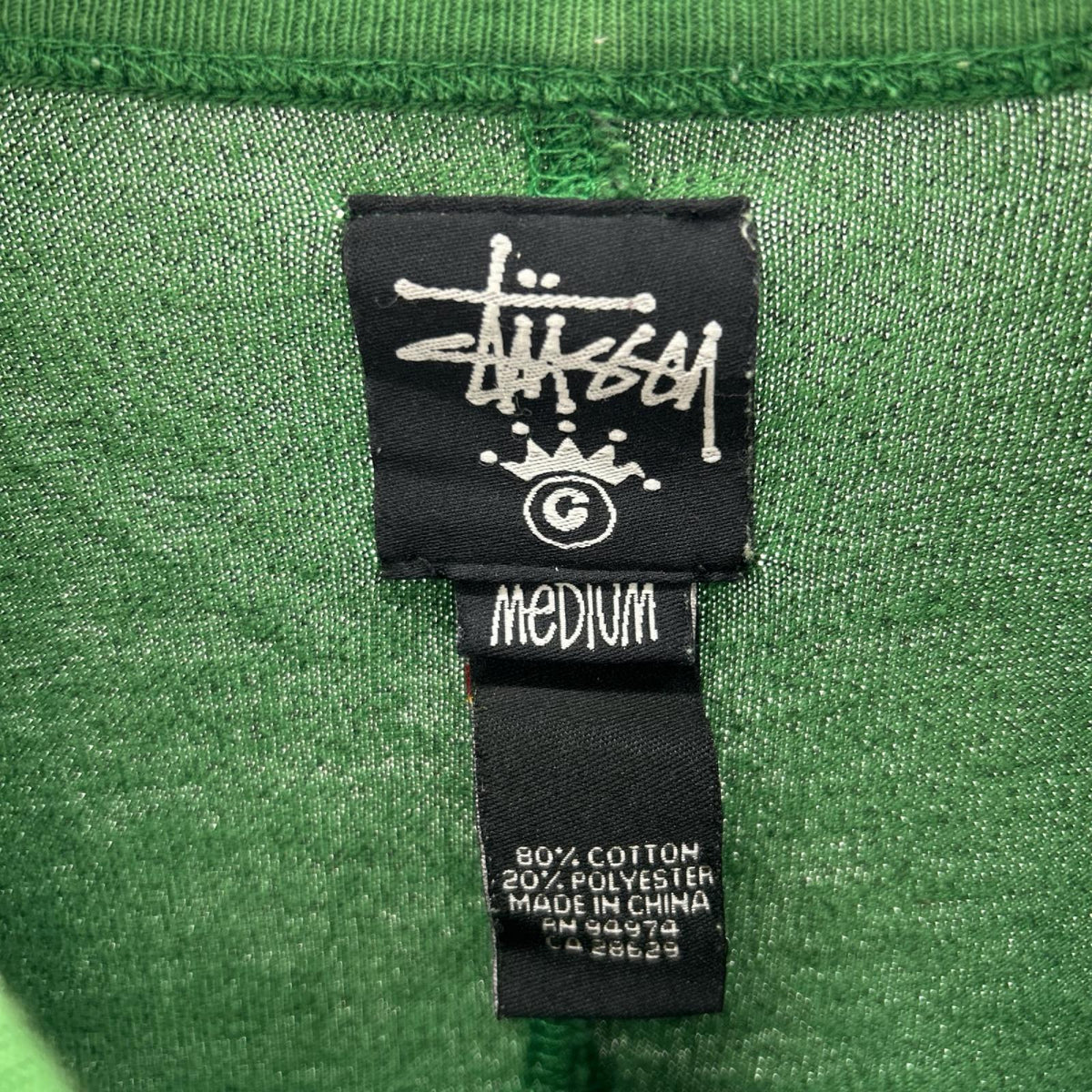 長袖Ｔシャツ STUSSY 七分丈・ラグランT M グリーン