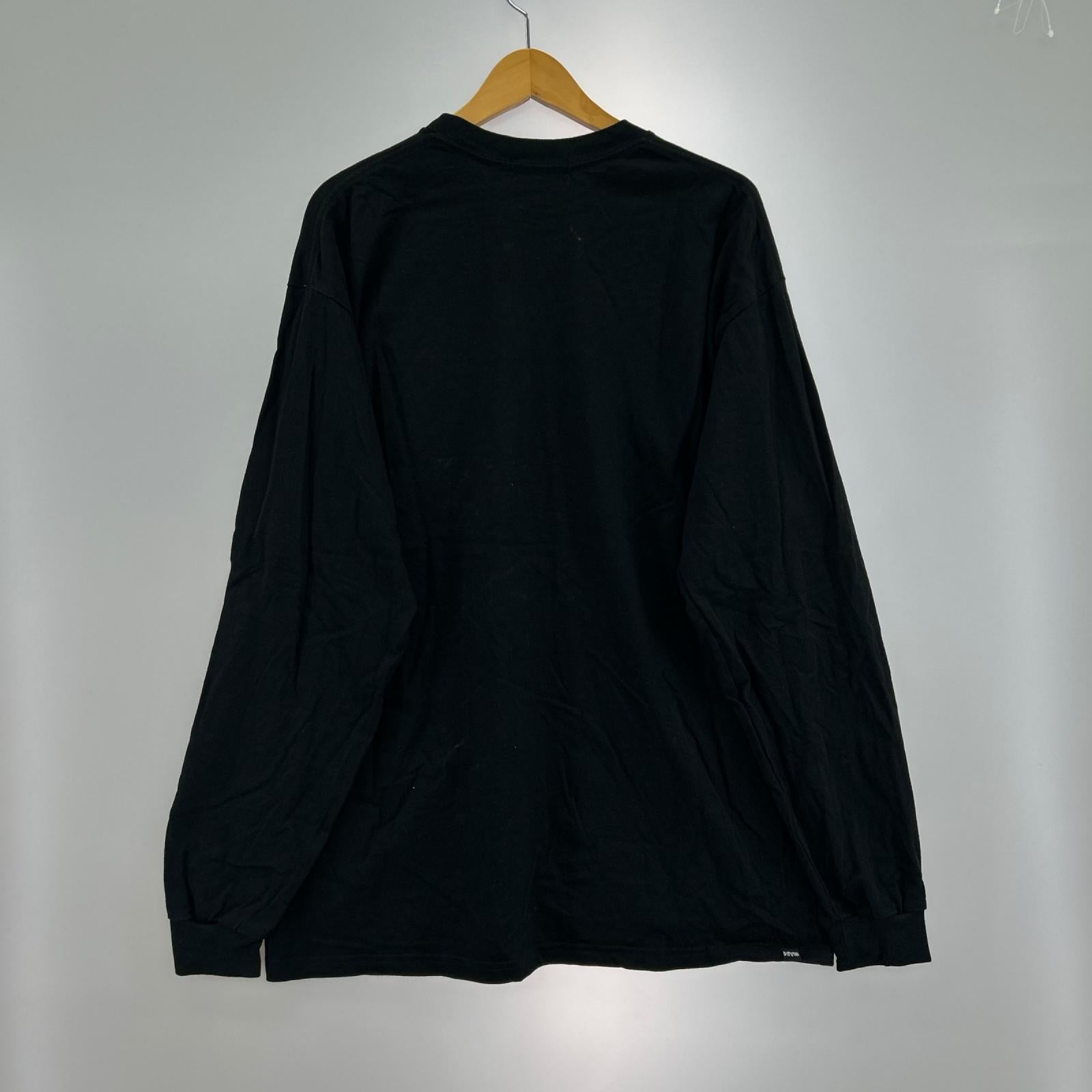 長袖Ｔシャツ MOTORCYCLE GIRL ﾌﾟﾘﾝﾄTEE ﾌﾞﾗｯｸ XL ブラック