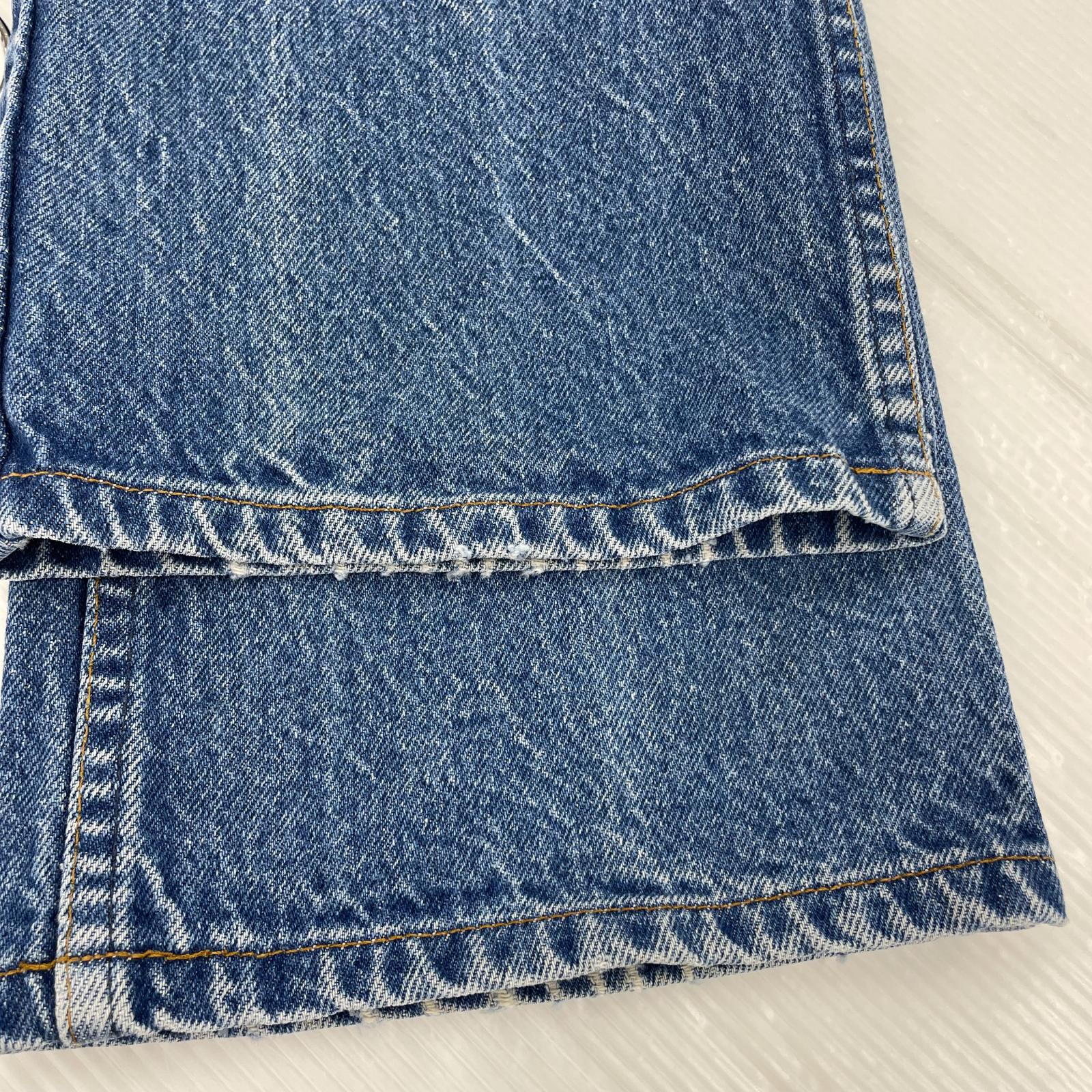 デニムパンツ 80s 517 USA製 ボタン裏513　W33 33 ブルー