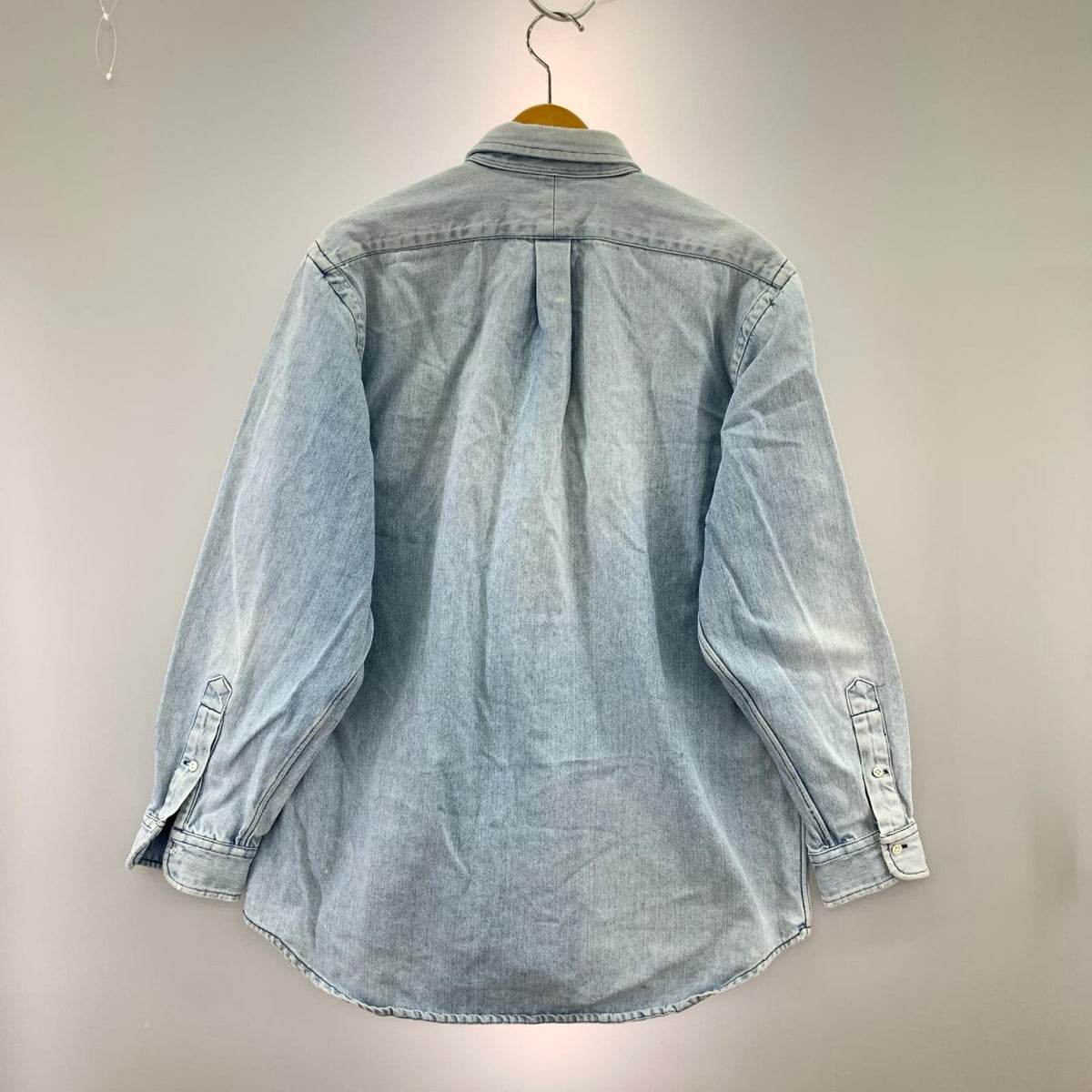 長袖シャツ OLD POLO COUNTRY ﾃﾞﾆﾑ ｻｯｸｽ L