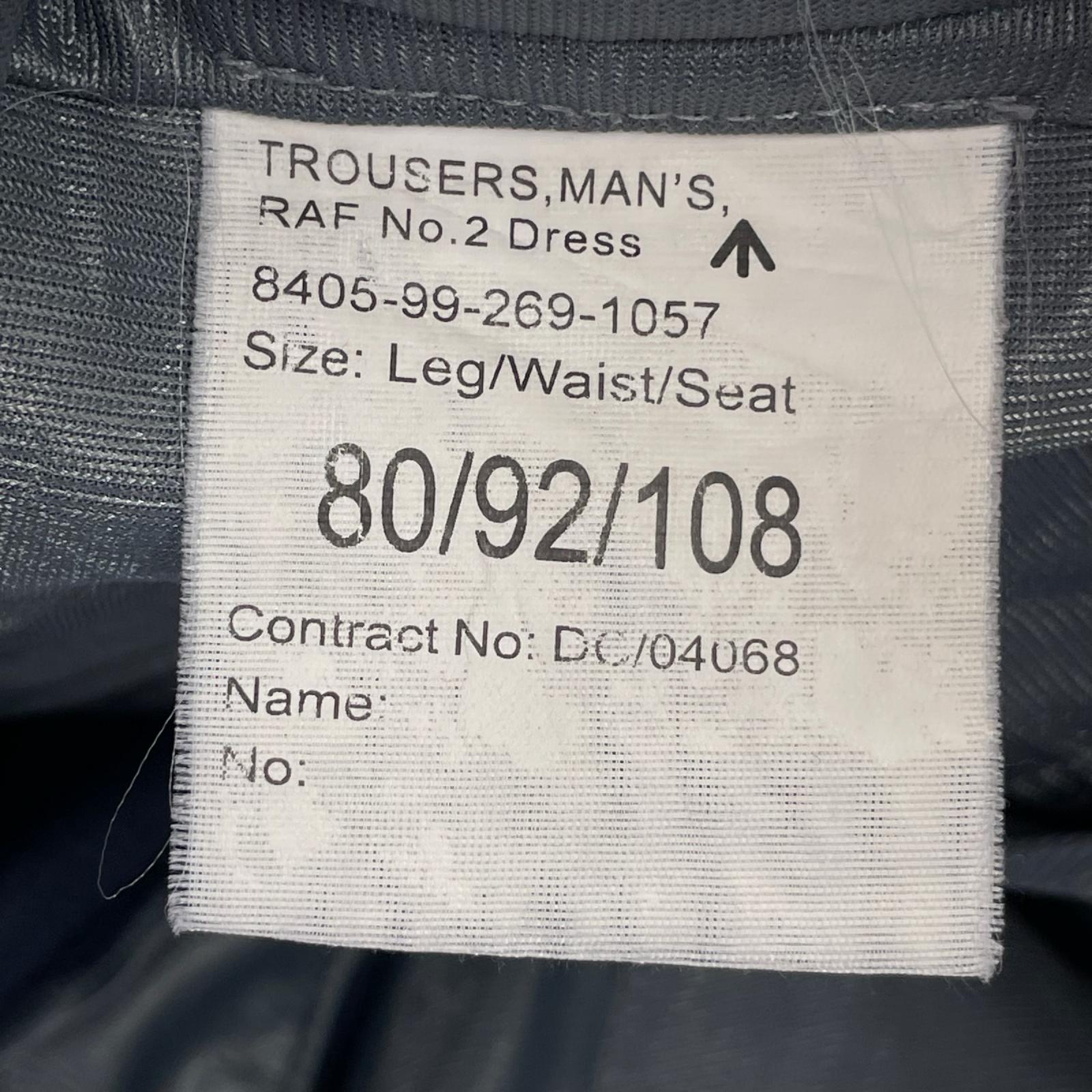 パンツ イギリス軍 ﾄﾗｳｻﾞｰ ｽﾗｯｸｽ W36 NVY