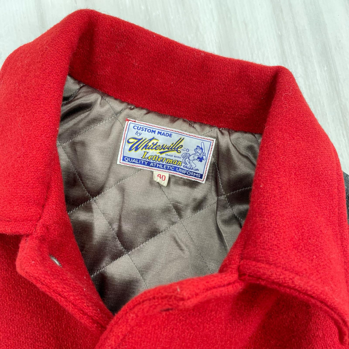 ジャケット AWARD JACKET 赤黒 (40)