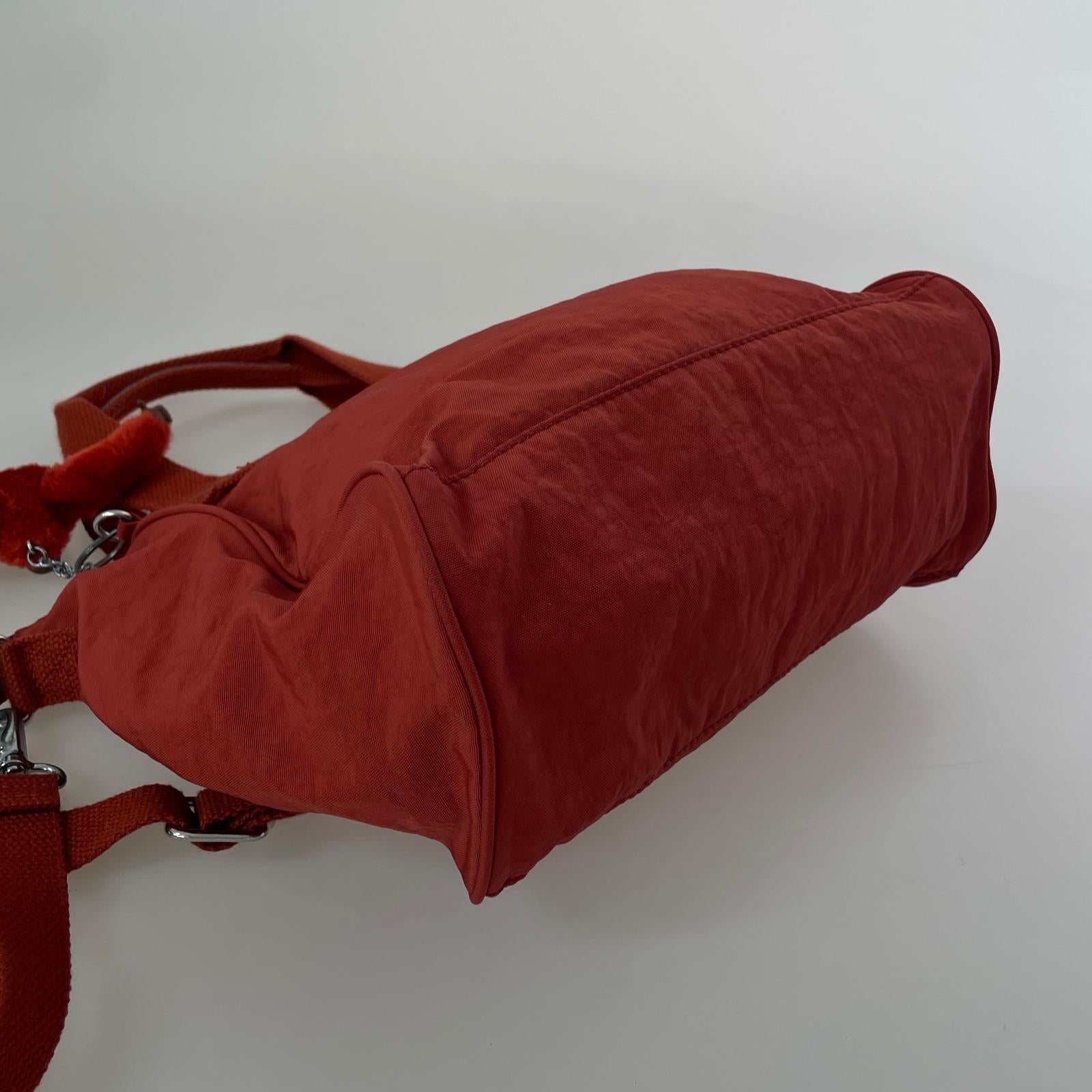 ボディバッグ KIPLING 赤 ブラウン