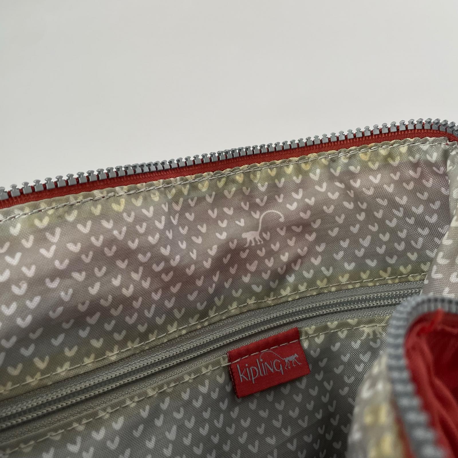 ボディバッグ KIPLING 赤 ブラウン