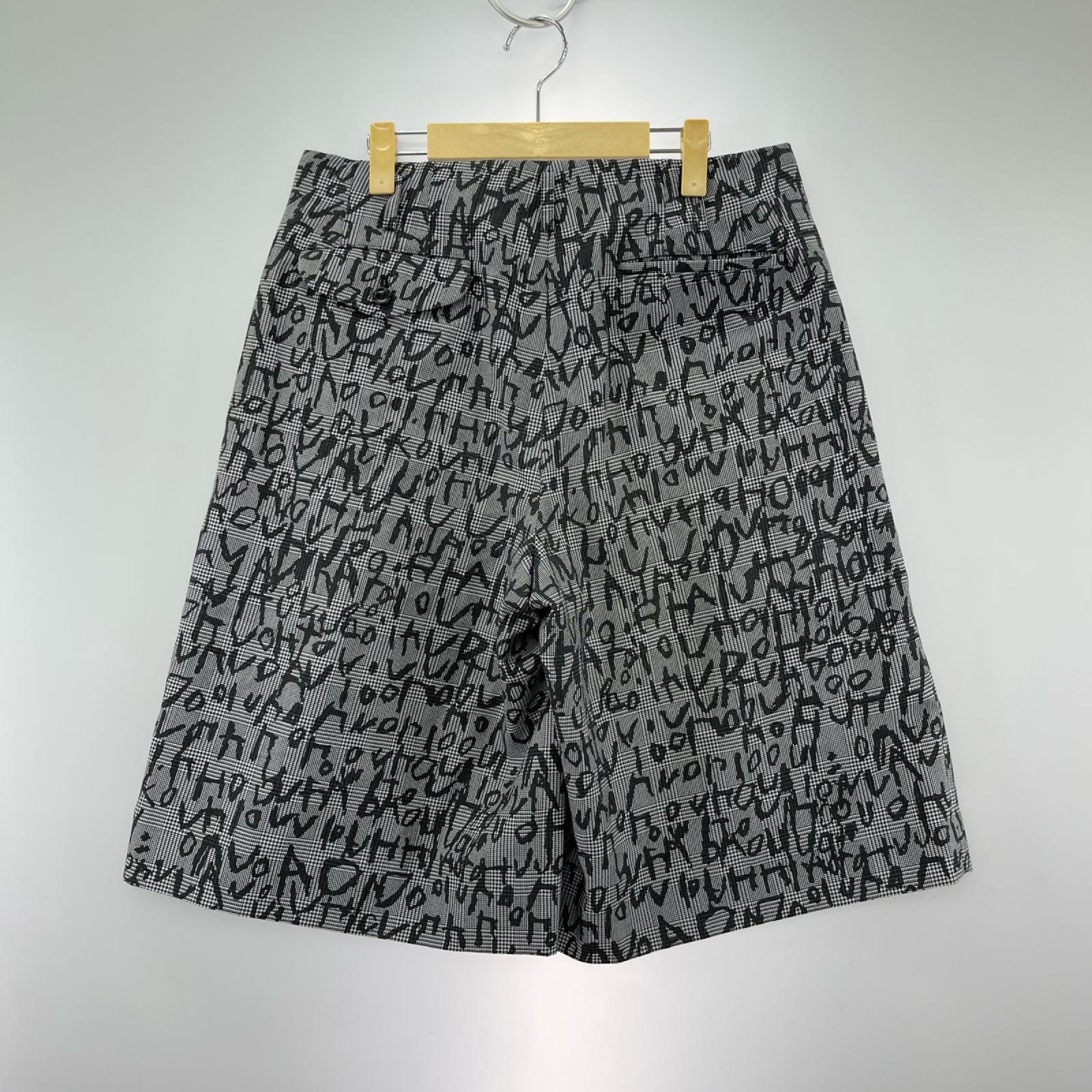 ショートパンツ EdwardGoss ハウンドトゥース ショートパンツ (S) PL-P007 S ブラック