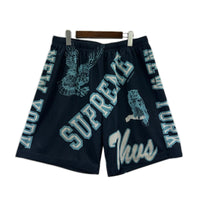 ショートパンツ 25ss VARSITY MESH SHORTS L L ネイビー
