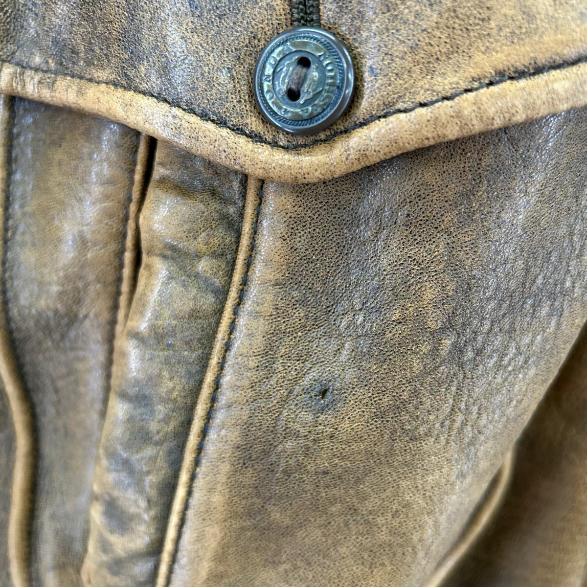 レザージャケット SUB URBAN ｴﾘﾎﾞｱ ﾚｻﾞｰﾌﾞﾙｿﾞﾝ 茶 L ブラウン
