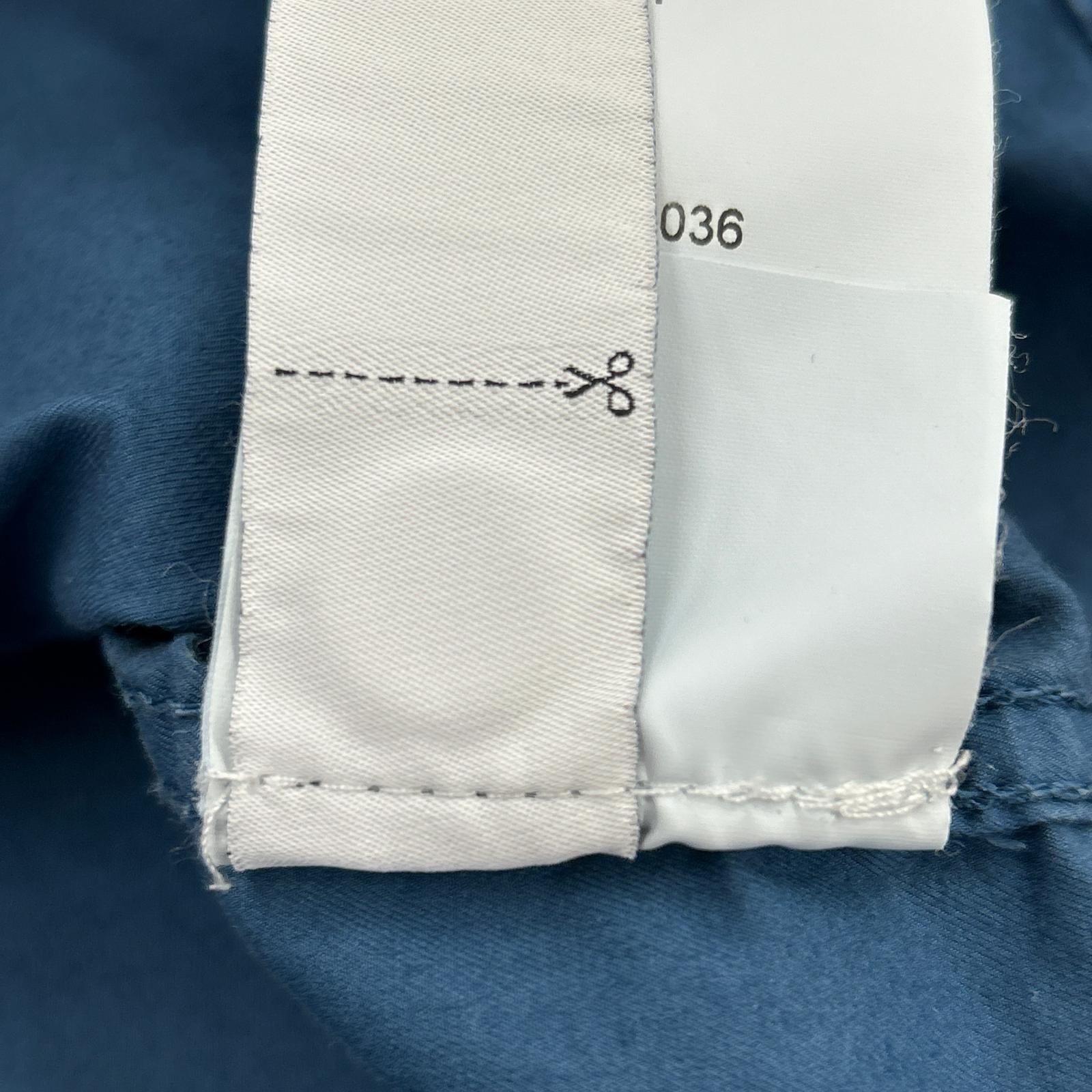 半袖シャツ Stretch-TC Garment Dyed Short Sleeve L ブルー