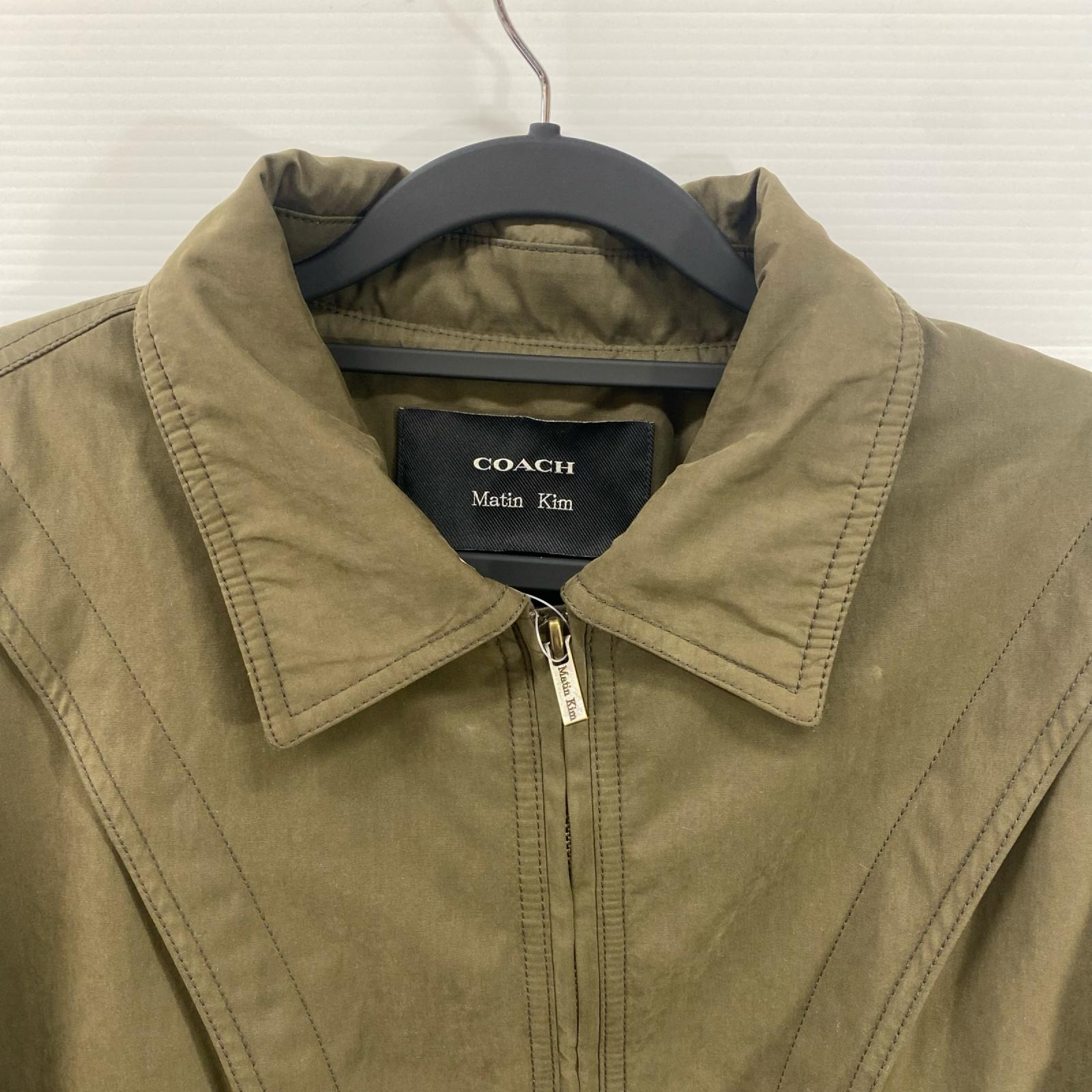 Color Blocked Bomber Jacket カーキ (M) M