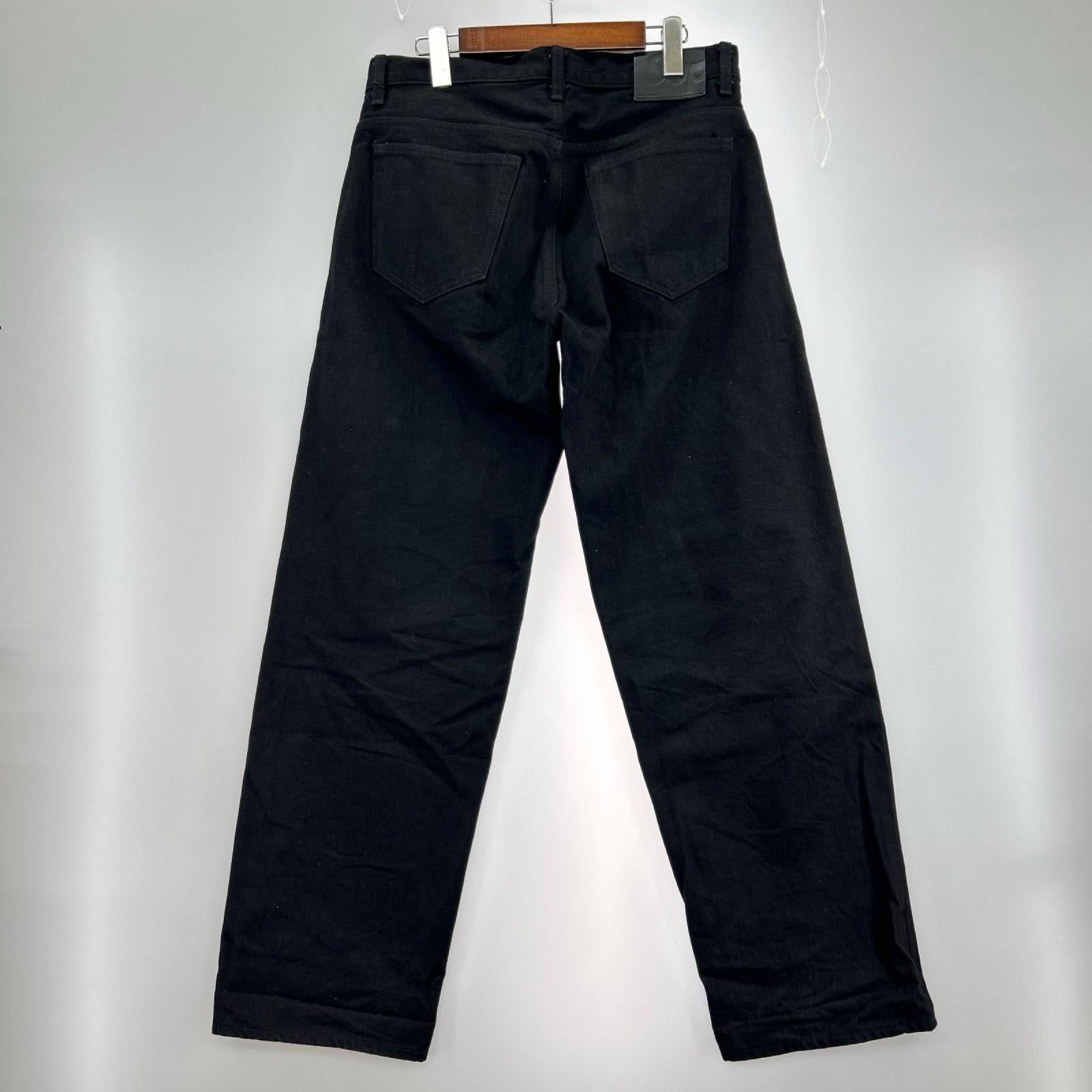 パンツ Rigid Loose Fit Selvedge Jean BLK (30) 30 ブラック