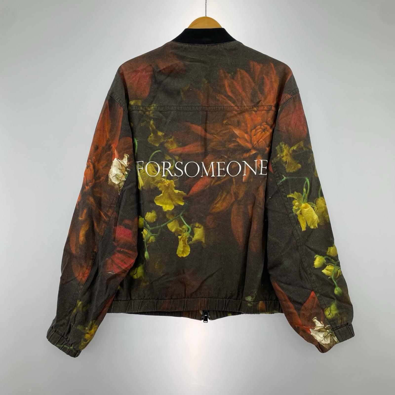 ジャケット FORSOMEONE フローラルジャケット 48 ブラウン
