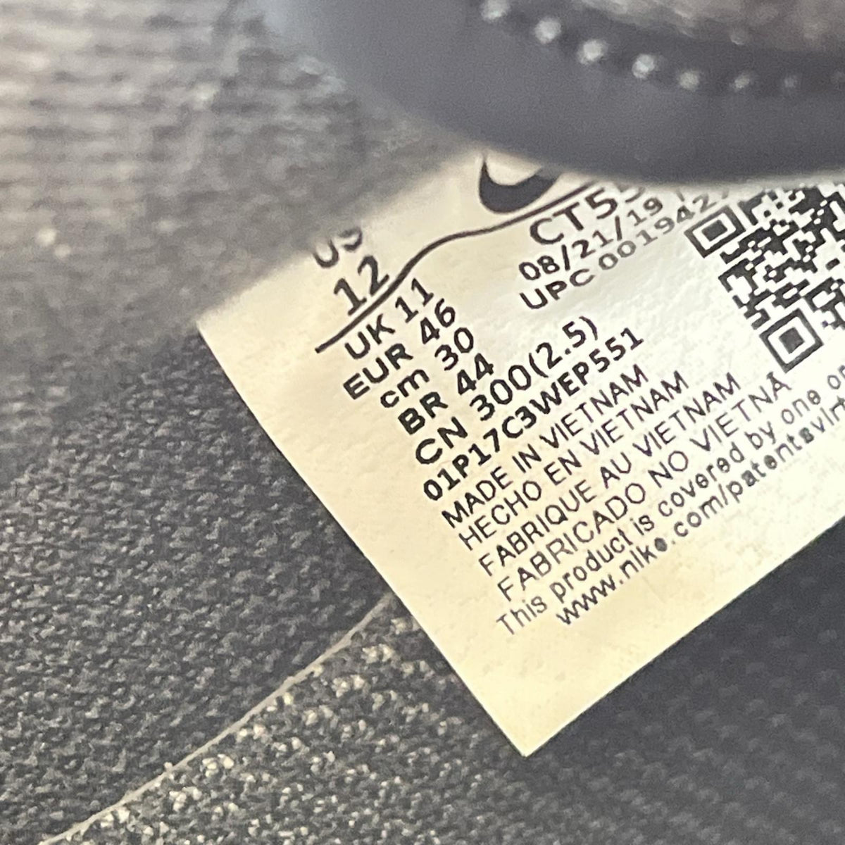 スニーカー Air Force 1 Low "BHM 30cm (US12 UK11 1/2 EU50) ブラック