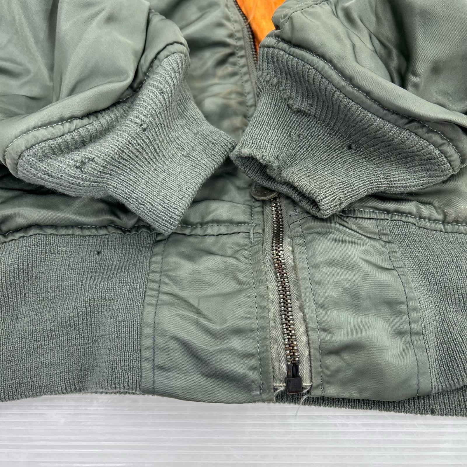 ジャケット 60s CONMARｼﾞｯﾌﾟ L-2B (M) M カーキ