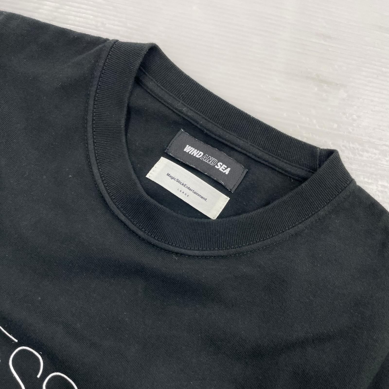 半袖Ｔシャツ ×MAGIC STICK S/Sｶｯﾄｿｰ ﾌﾞﾗｯｸ L ブラック