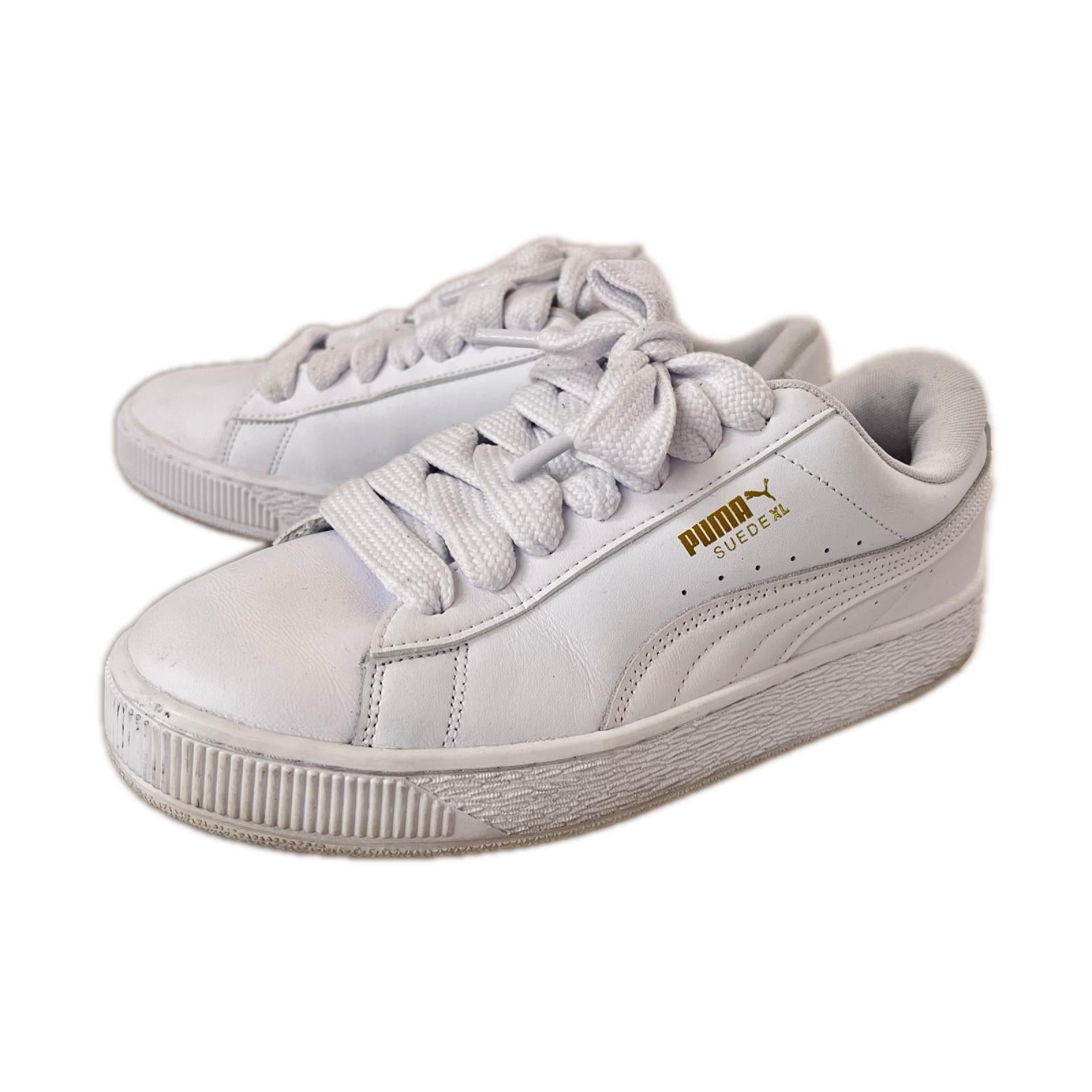 スニーカー Suede XL Leather White 27.5cm (US9 1/2 UK9 EU45) ホワイト