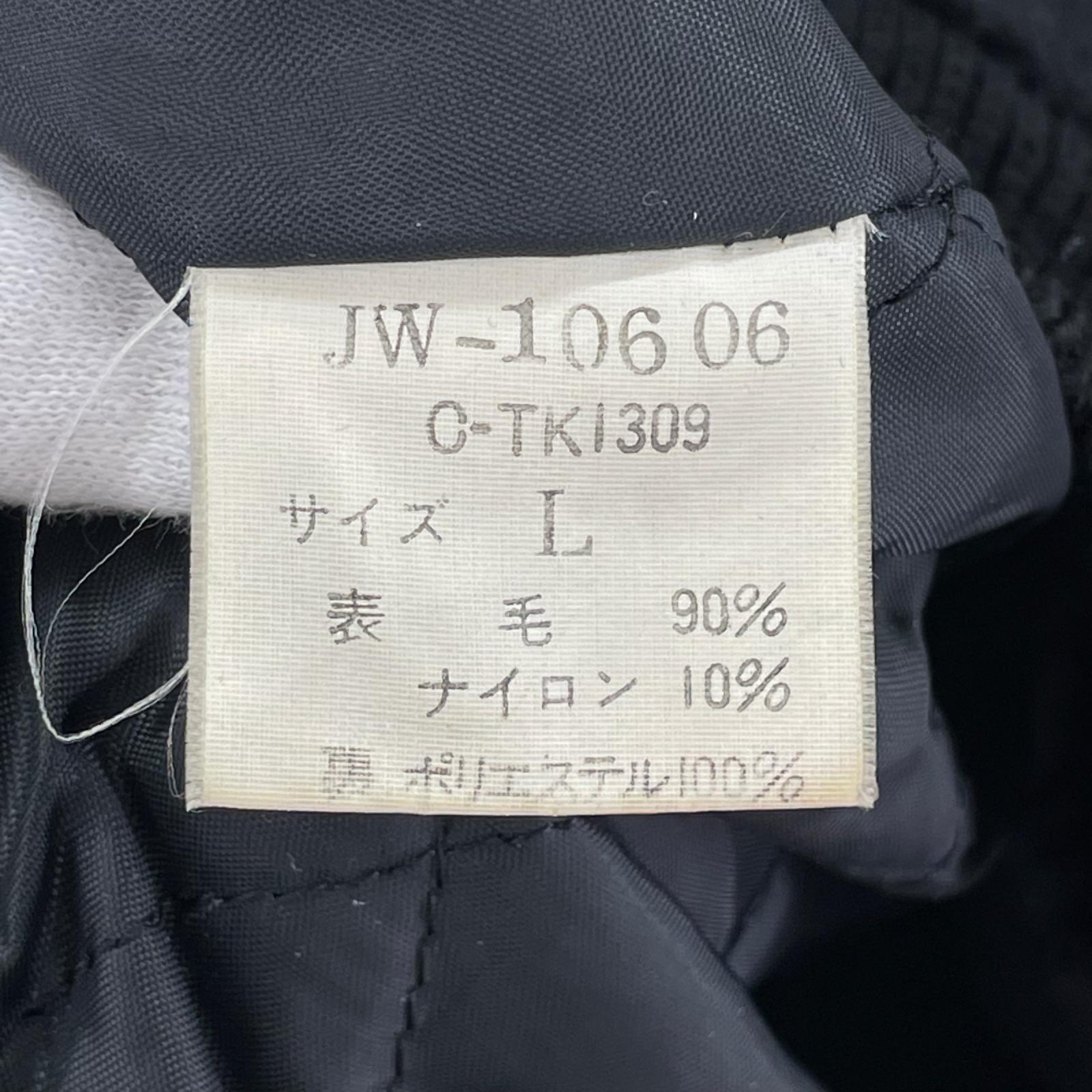 ブルゾン OLD VAN ｱｰﾁﾛｺﾞ　袖ﾚｻﾞｰｽﾀｼﾞｬﾝ（L) L ブラック