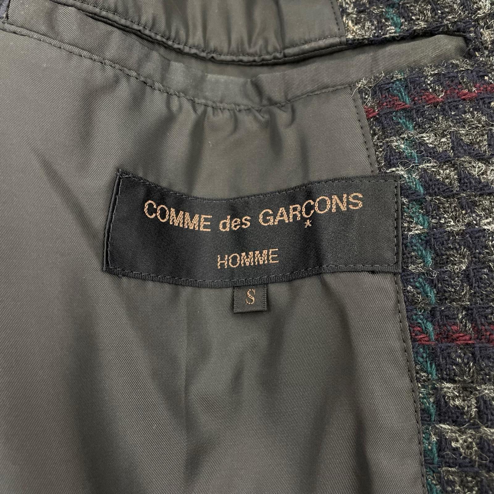 ジャケット HOMME ウールテーラード S S ブラック