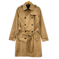ジャケット Massimo Dutti ﾄﾚﾝﾁｺｰﾄ ﾍﾞｰｼﾞｭ S ベージュ