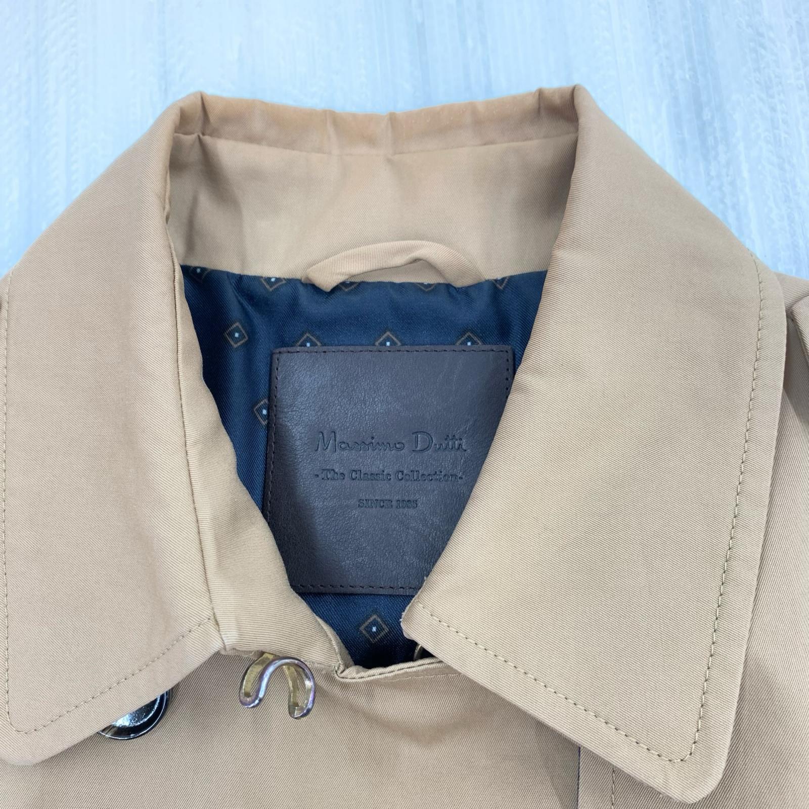 ジャケット Massimo Dutti ﾄﾚﾝﾁｺｰﾄ ﾍﾞｰｼﾞｭ S ベージュ