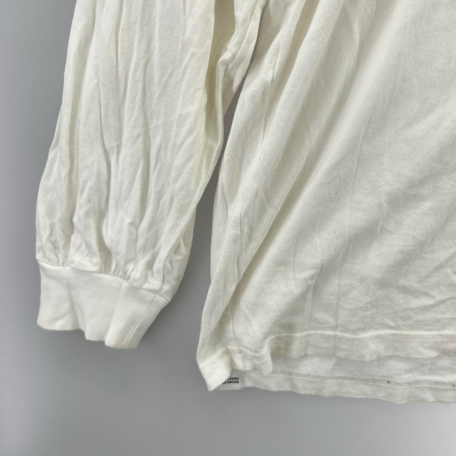 長袖Ｔシャツ CLUB MEMBER ビッグTee 白 フリー ホワイト