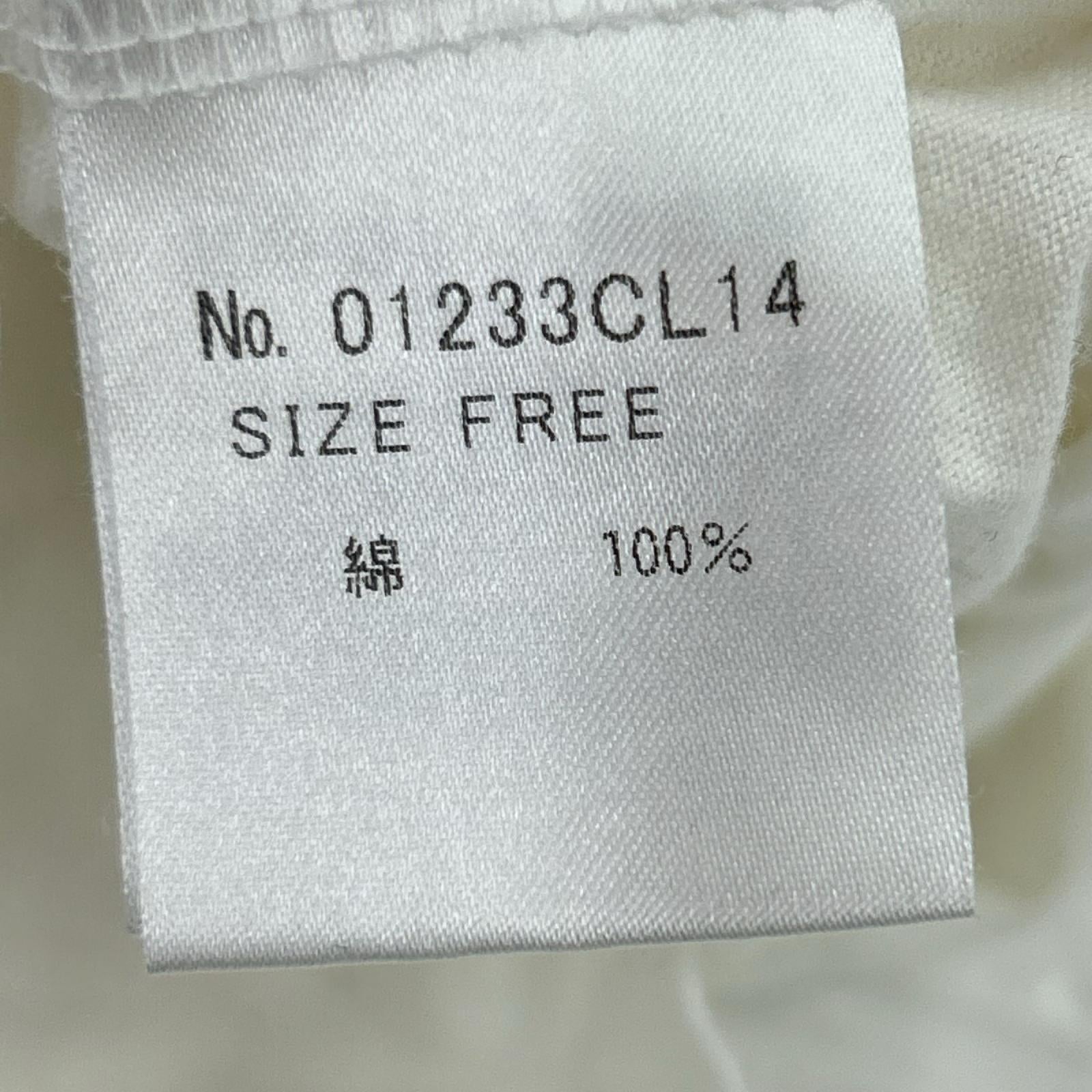 長袖Ｔシャツ CLUB MEMBER ビッグTee 白 フリー ホワイト