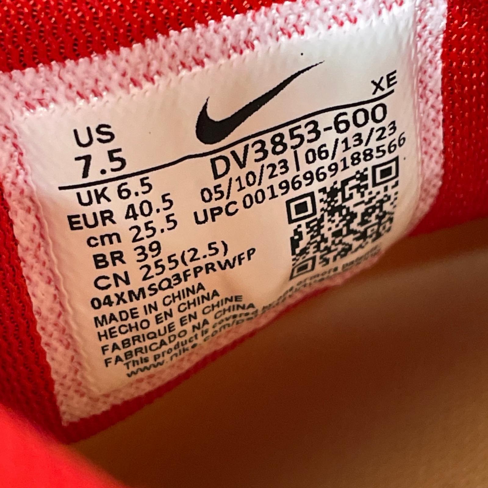 スニーカー Air Zoom Pegasus RED 25.5cm 25.5cm (US7 1/2 UK7 EU41) レッド